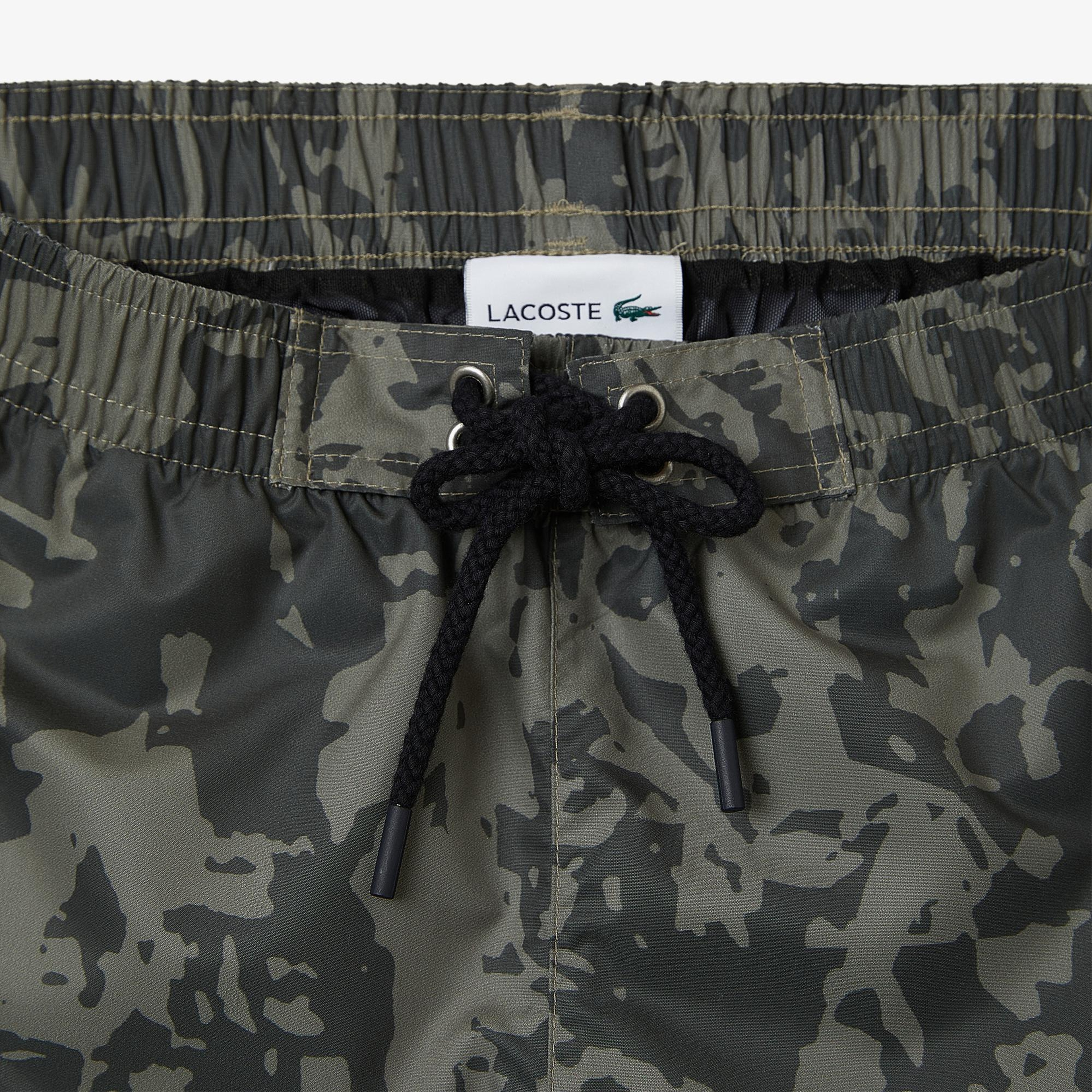 Lacoste Erkek Regular Fit Desenli Haki Mayo