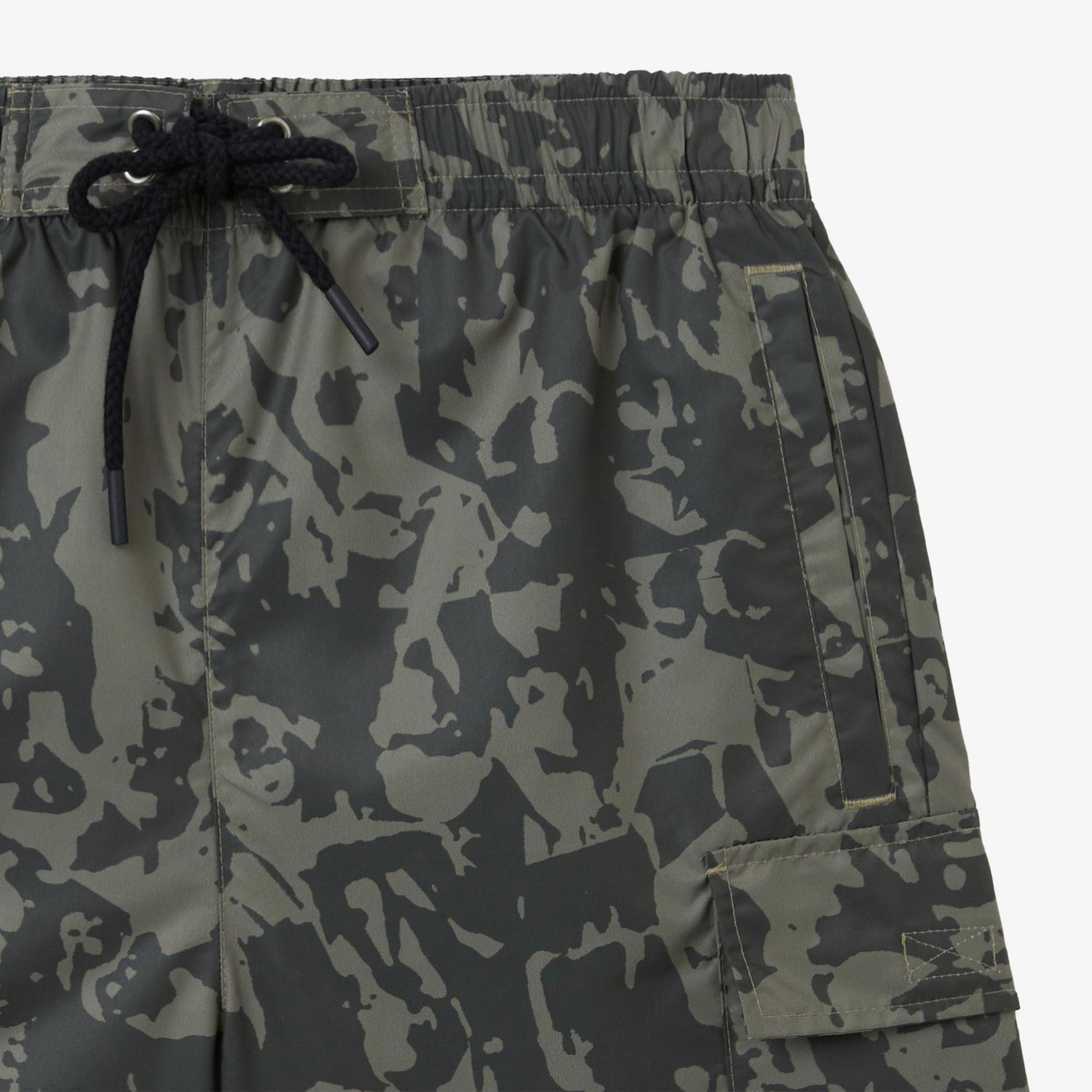 Lacoste Erkek Regular Fit Desenli Haki Mayo