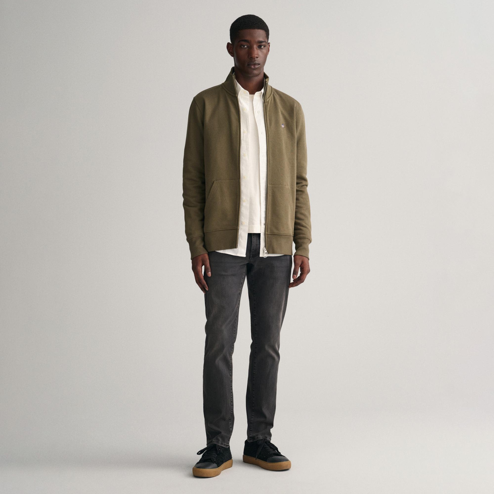 GANT Erkek Siyah Extra Slim Fit Active Recover Jean