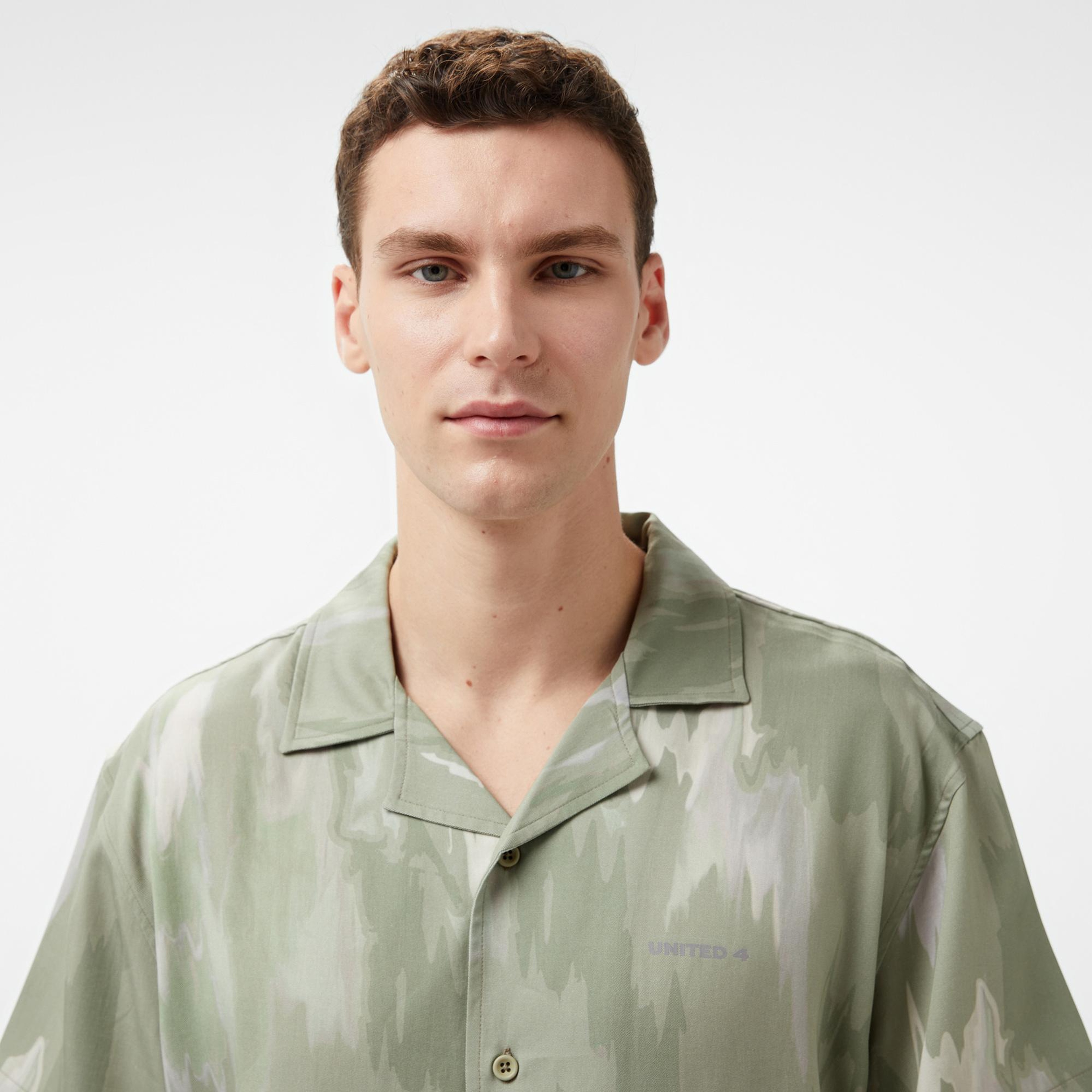 UNITED4 Erkek Haki Gömlek