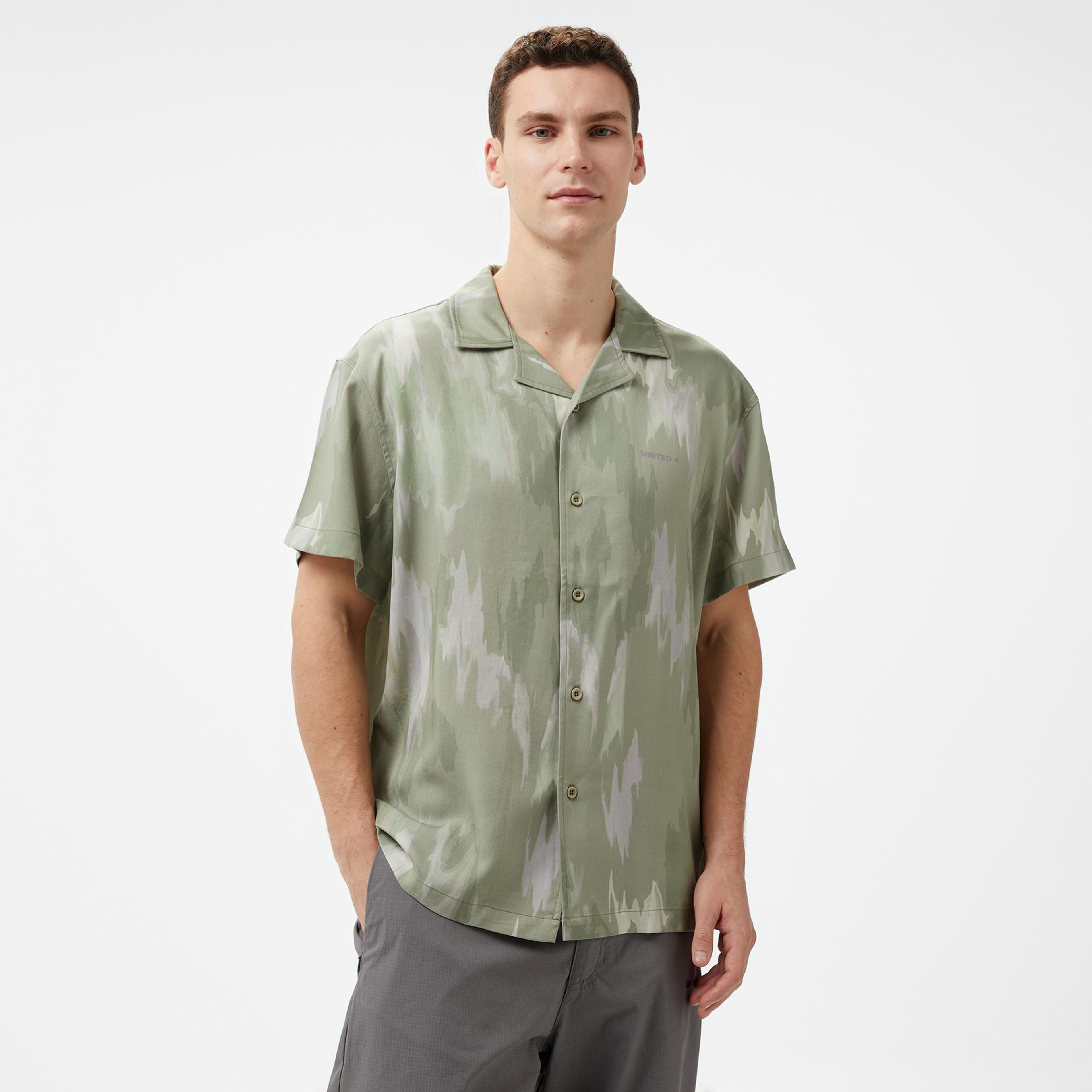 UNITED4 Erkek Haki Gömlek
