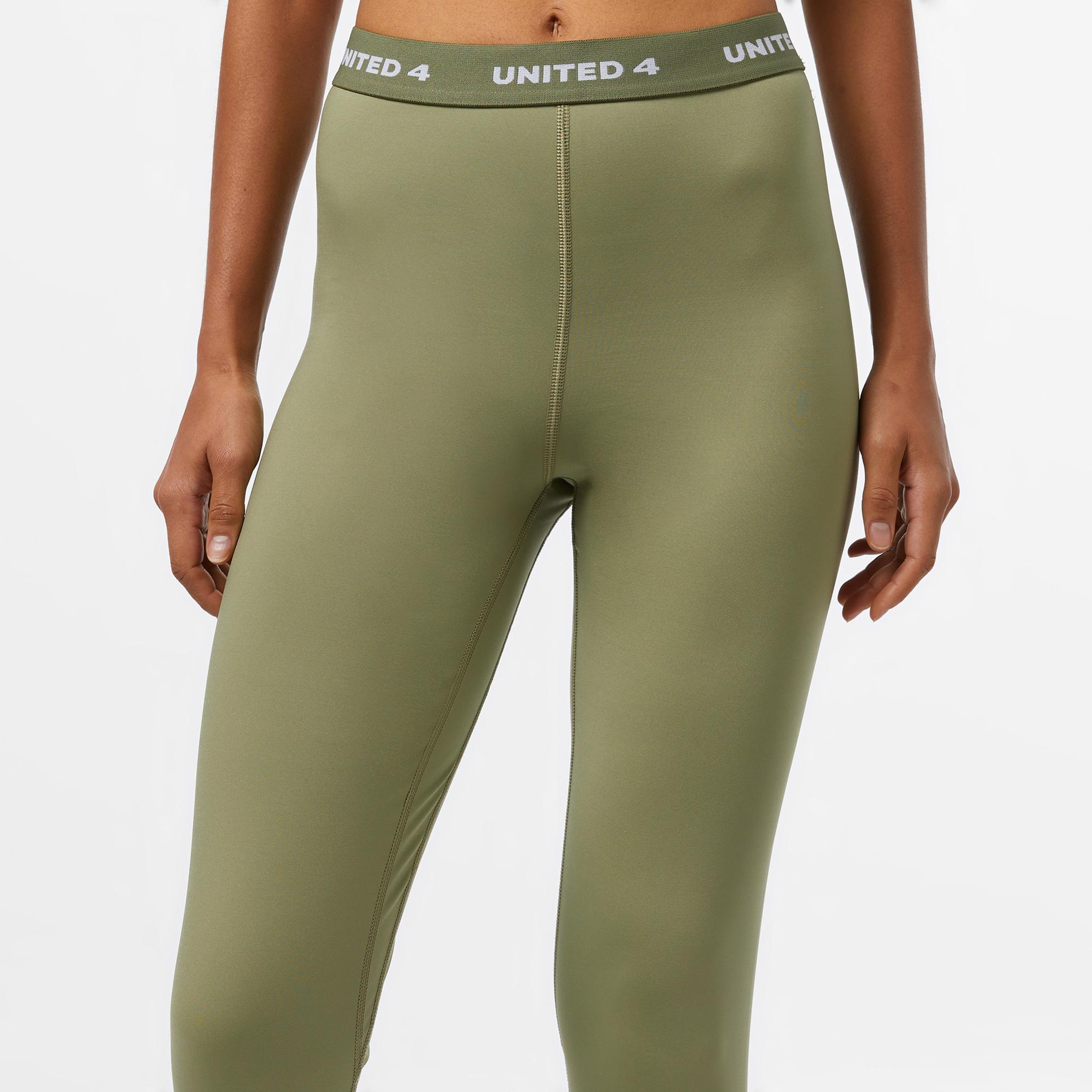 UNITED4 Kadın Haki Antrenman Taytı