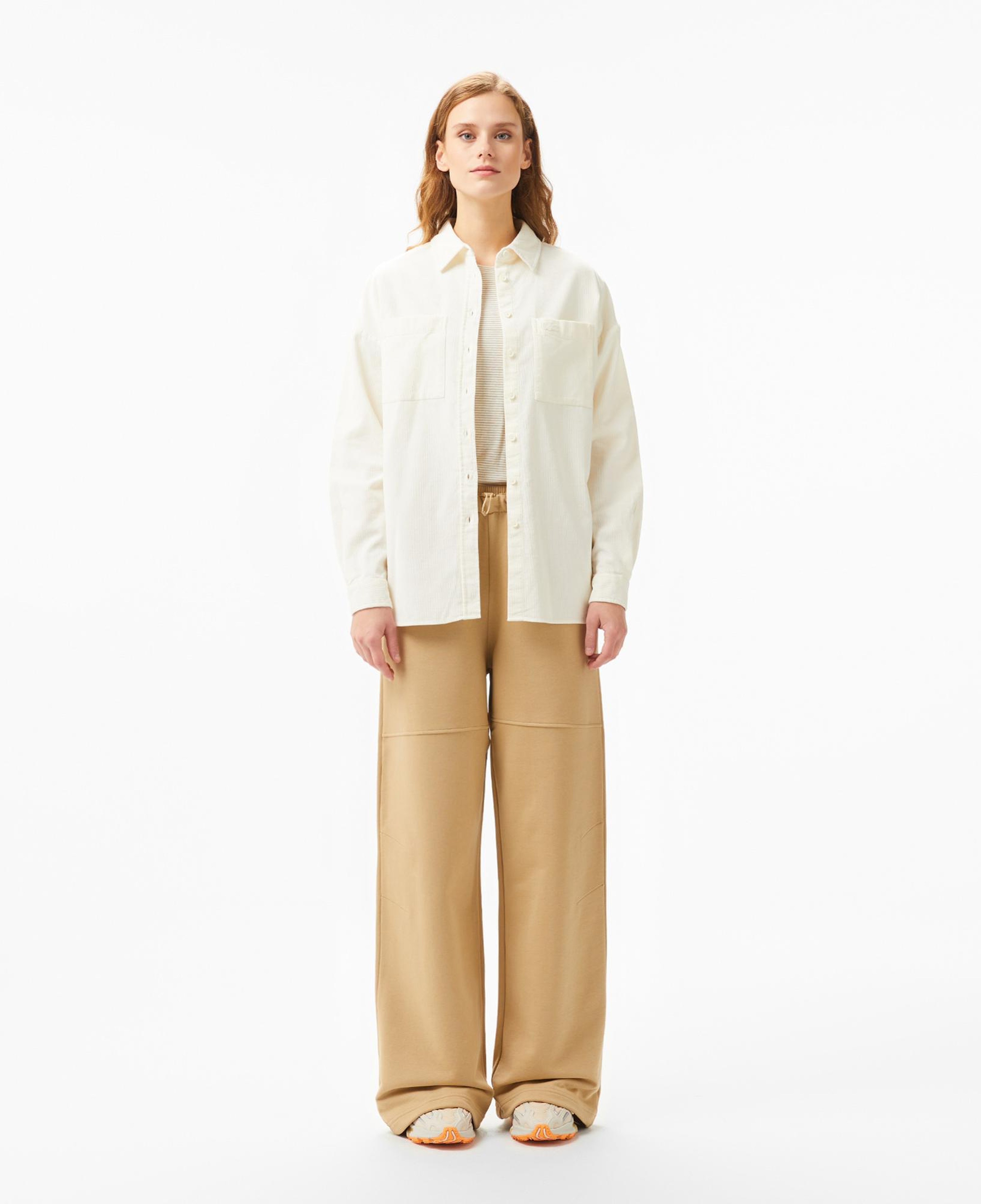 Lacoste Kadın Regular Fit Bej Eşofman Altı