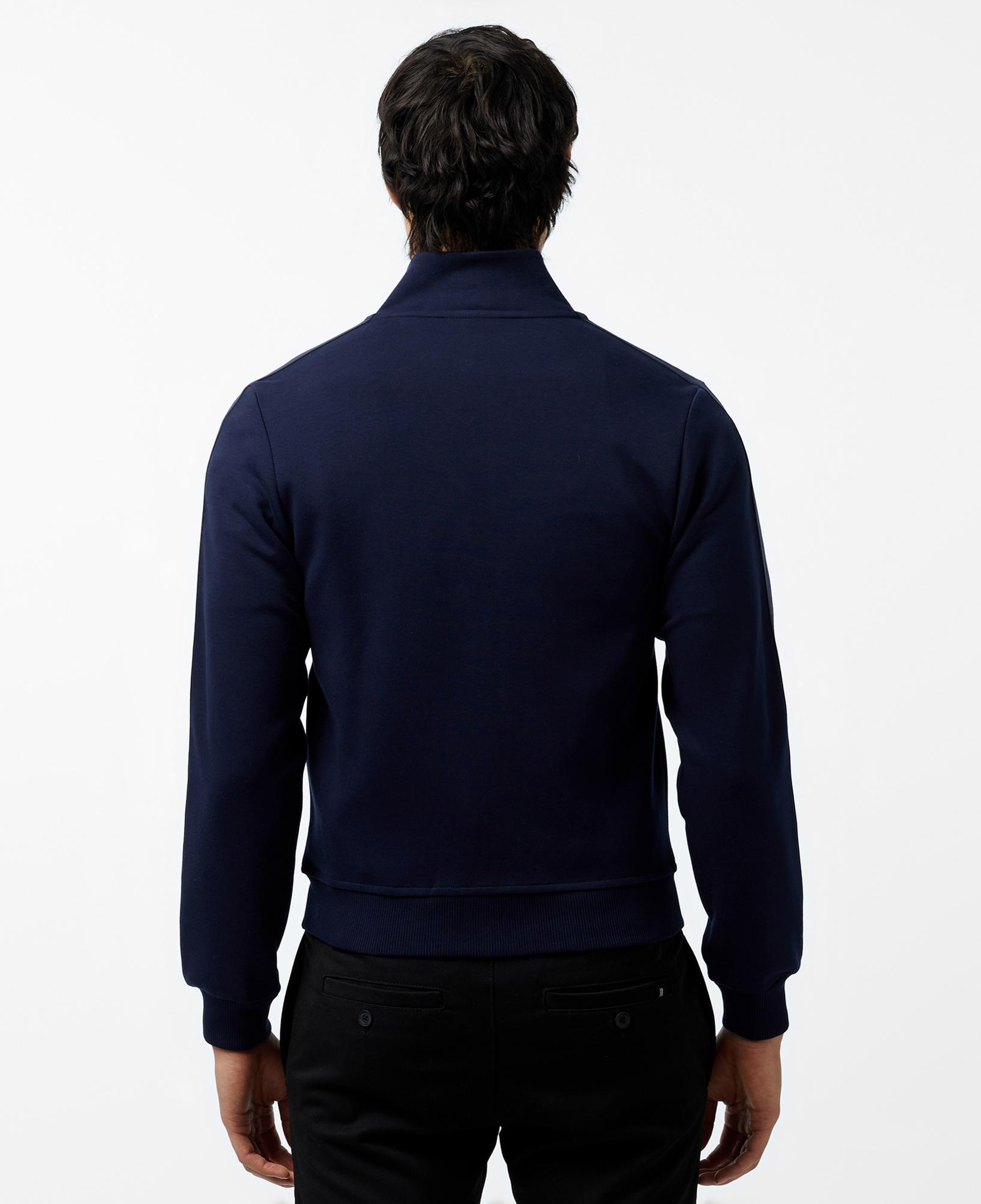 Erkek Regular Fit Fermuarlı Lacivert Sweatshirt