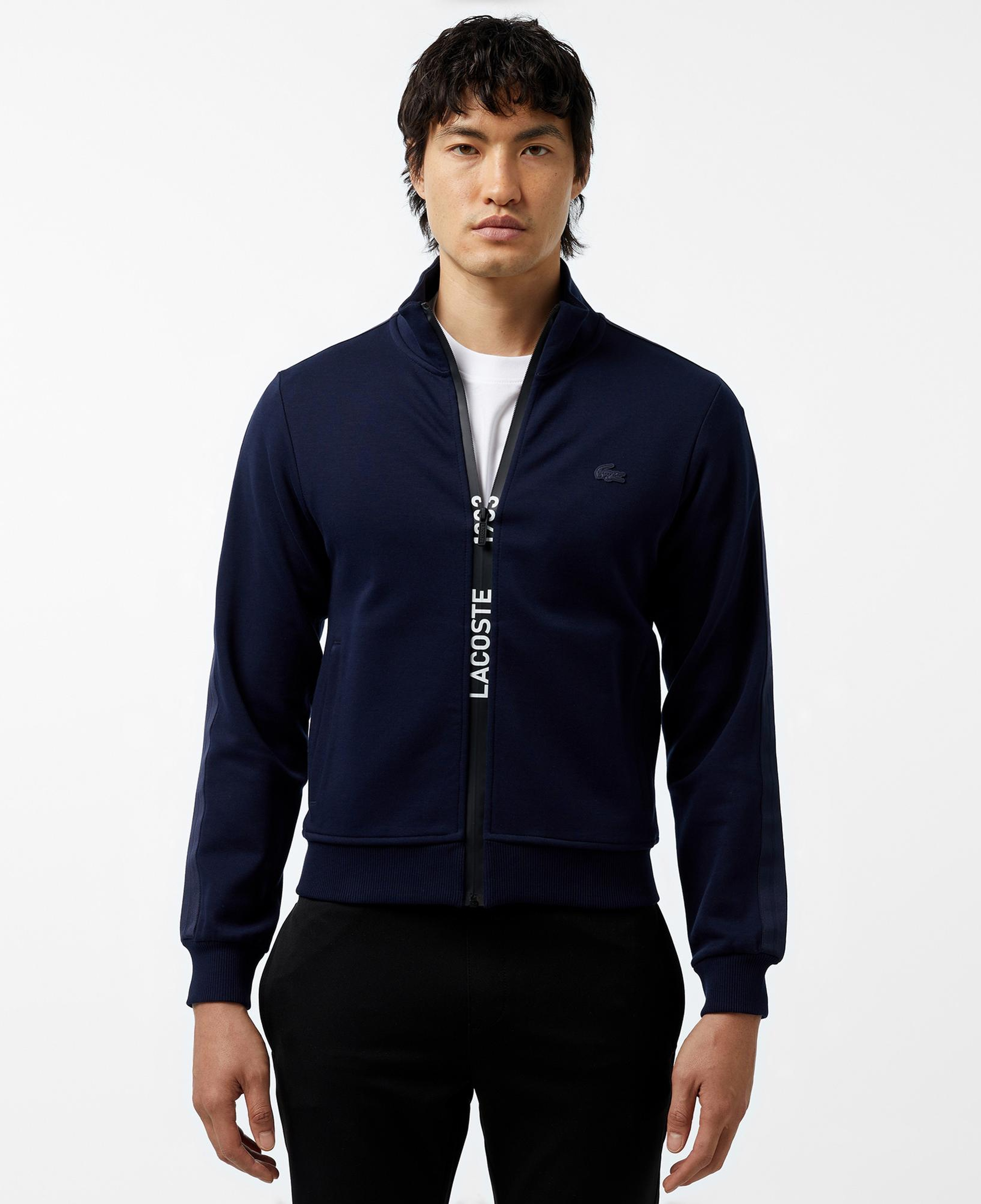 Erkek Regular Fit Fermuarlı Lacivert Sweatshirt