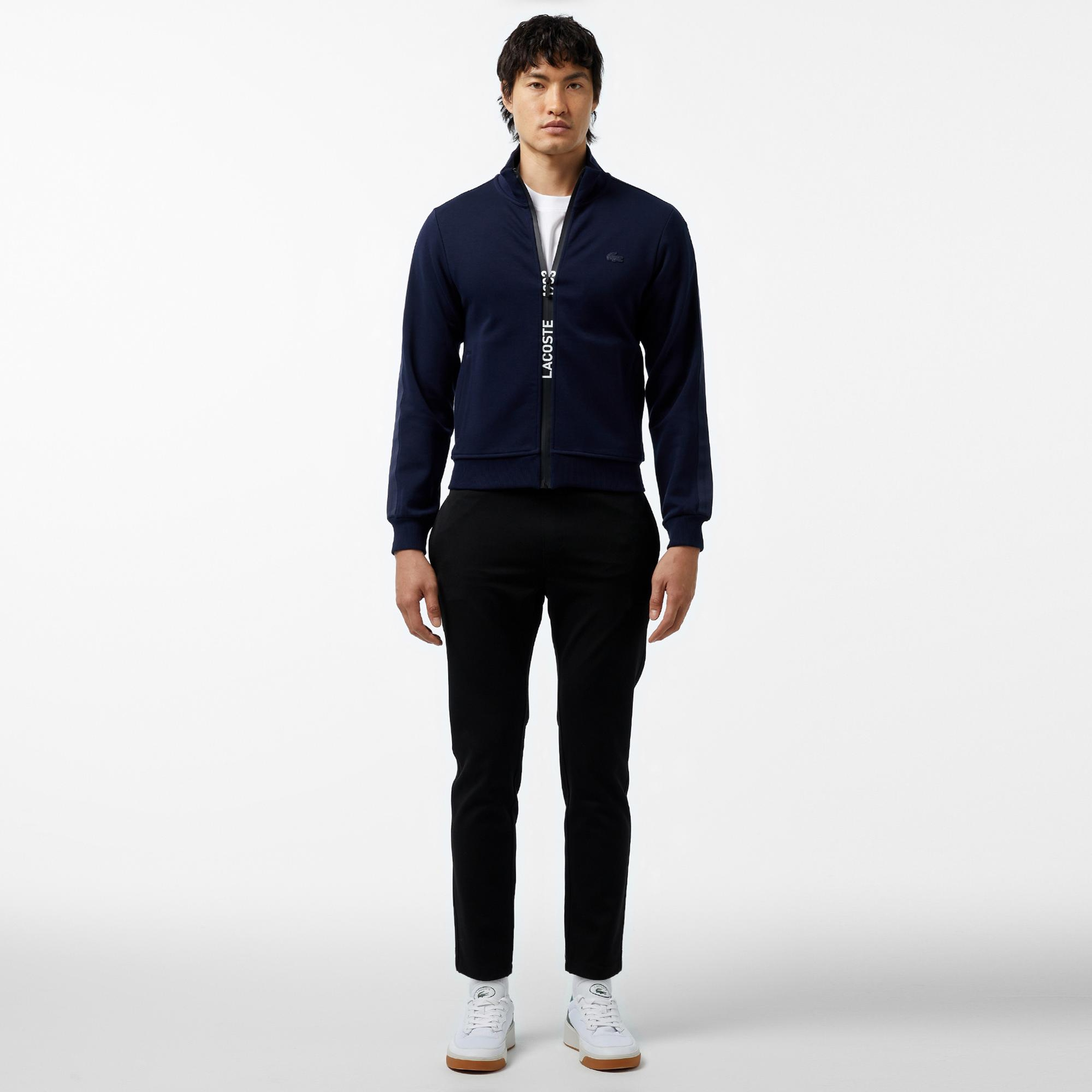 Erkek Regular Fit Fermuarlı Lacivert Sweatshirt