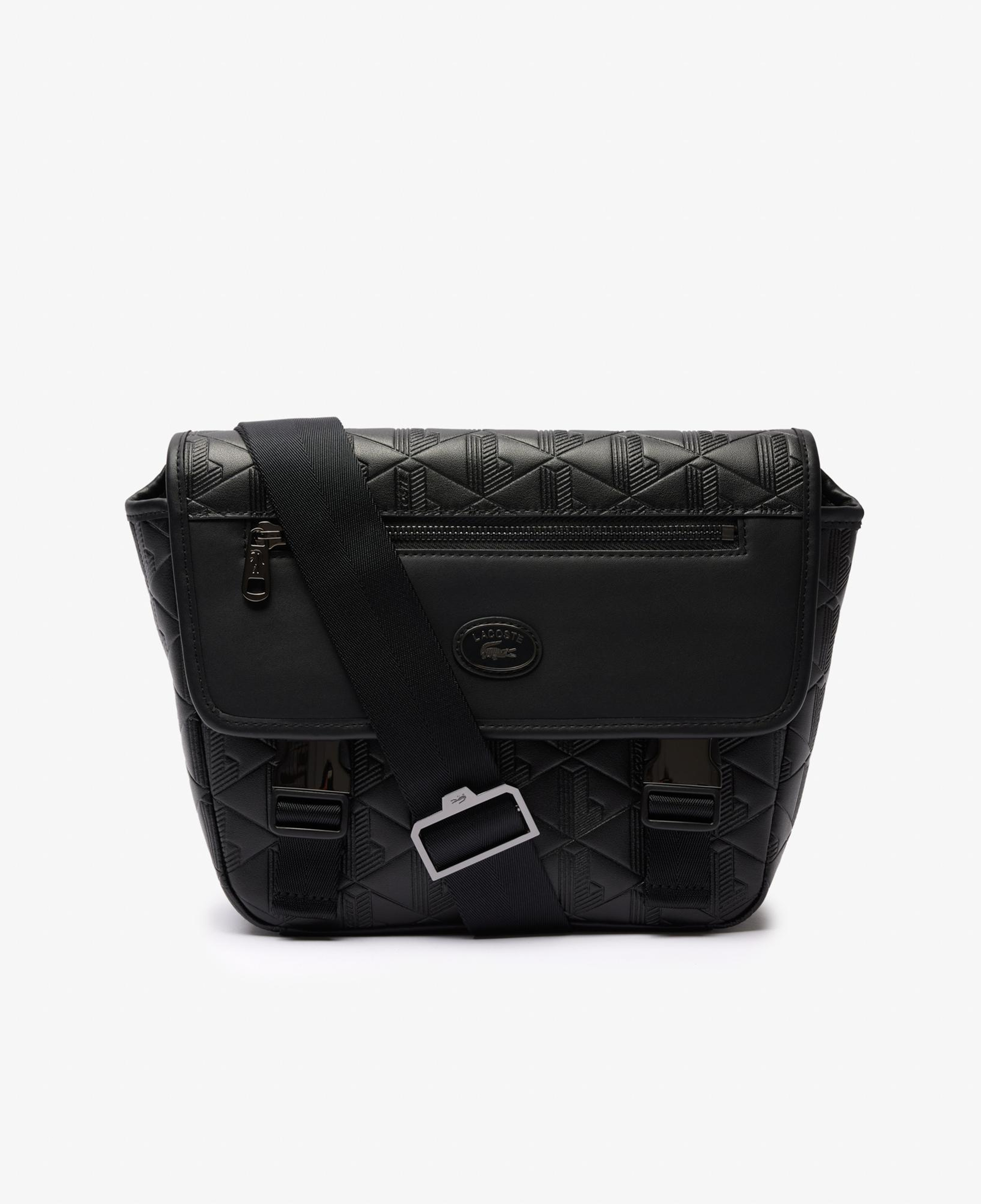 Nomogramme Erkek Monogram Siyah Postacı Çantası