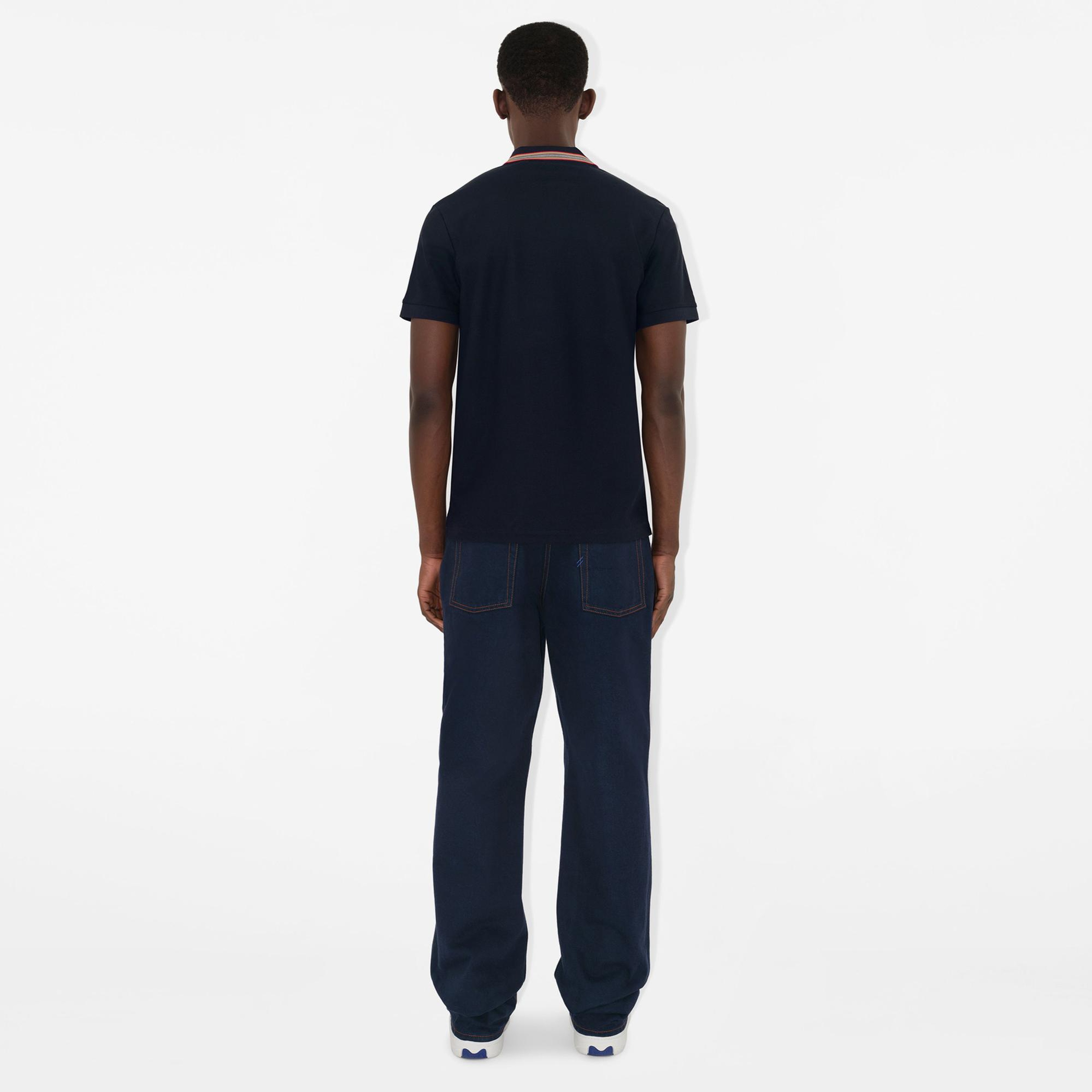 Burberry Erkek Mavi Polo