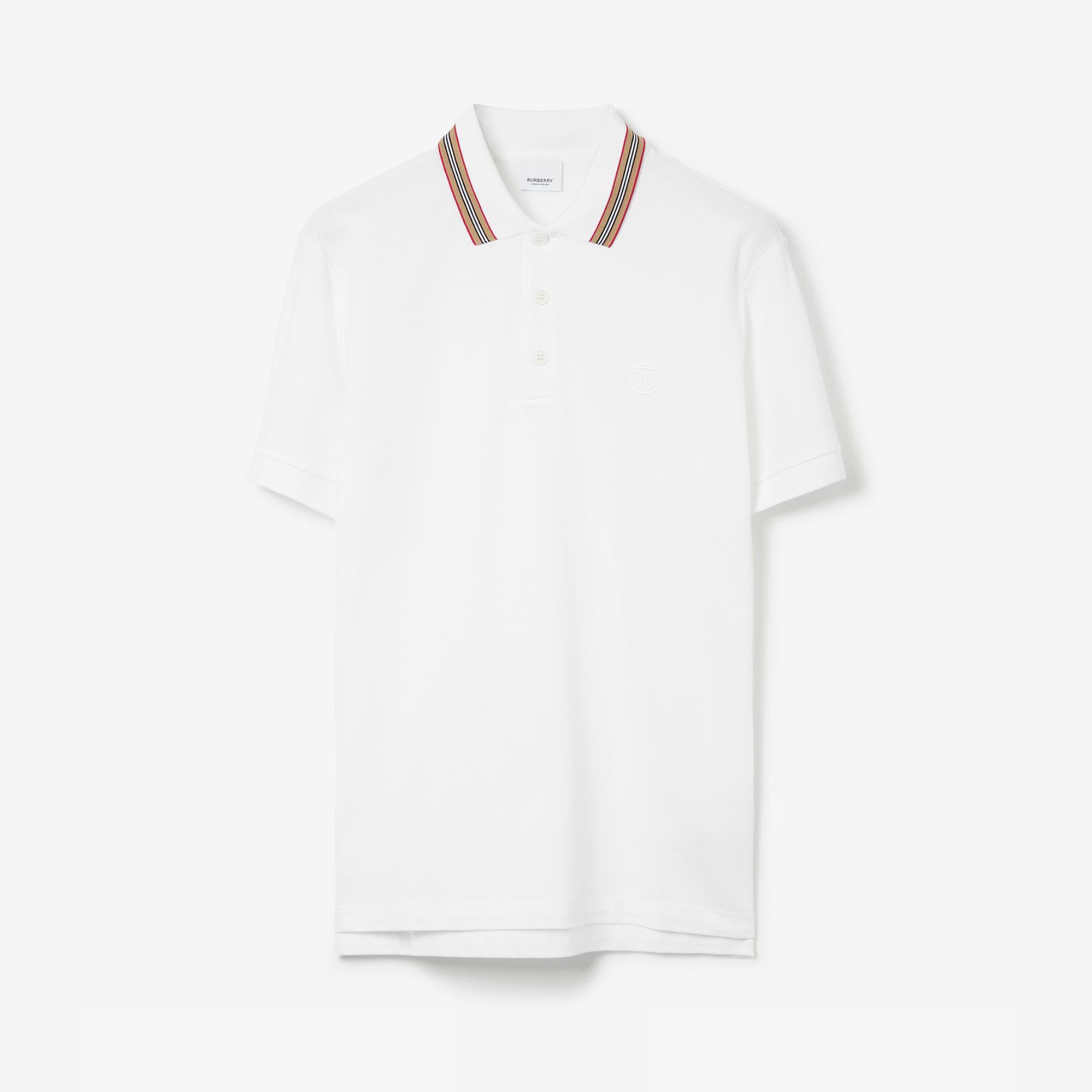 Burberry Erkek Beyaz Polo