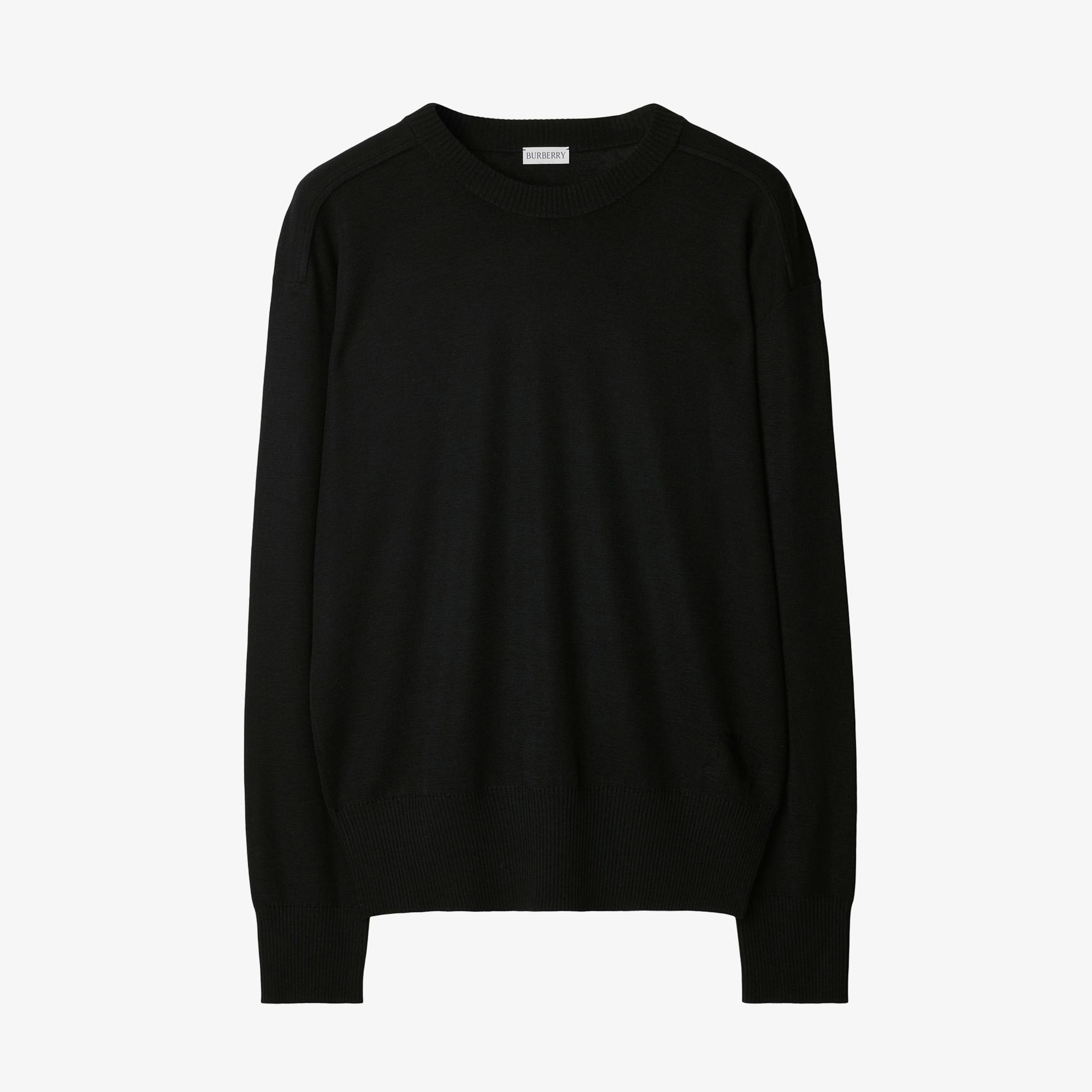 Burberry Erkek Siyah Triko