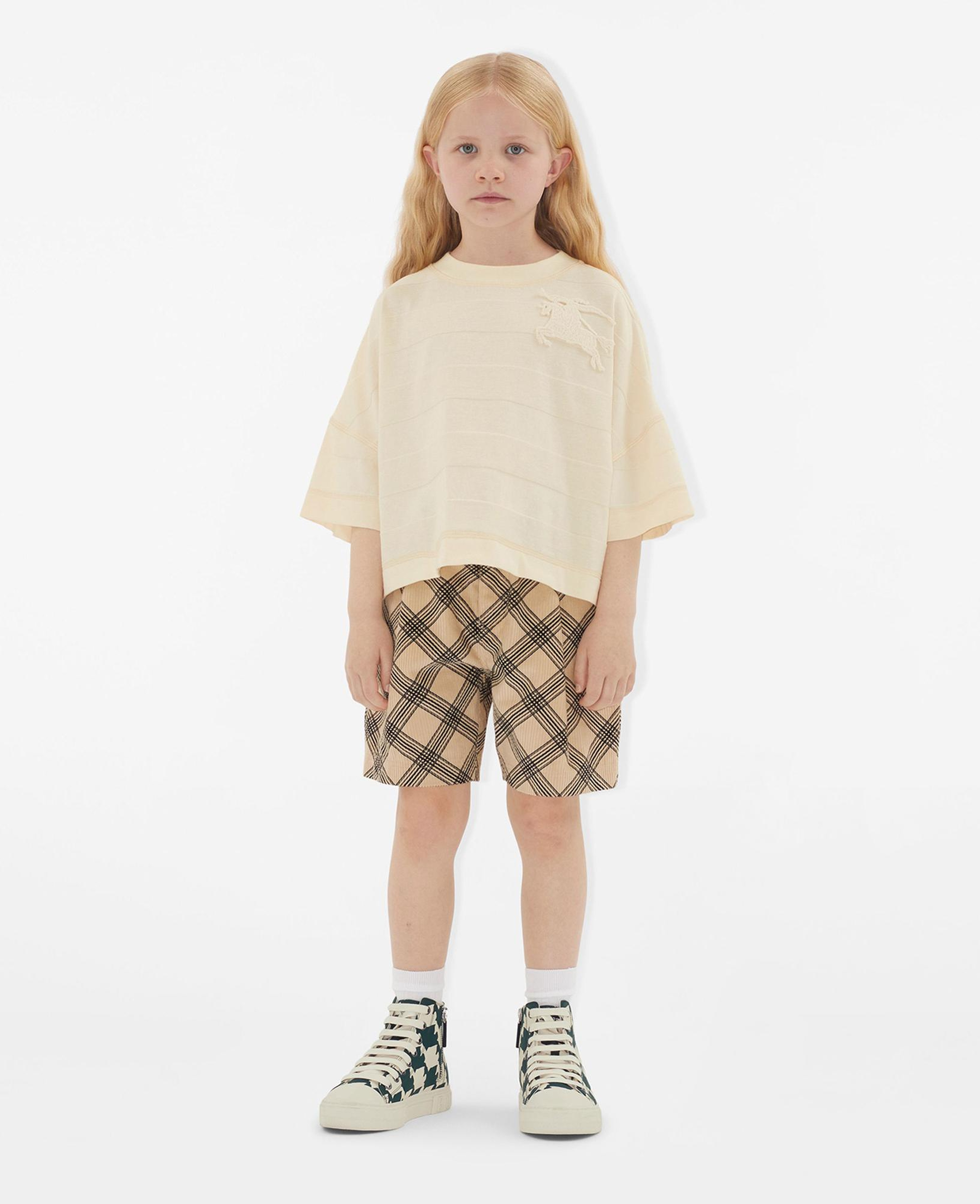 Burberry Çocuk Beyaz T-Shirt