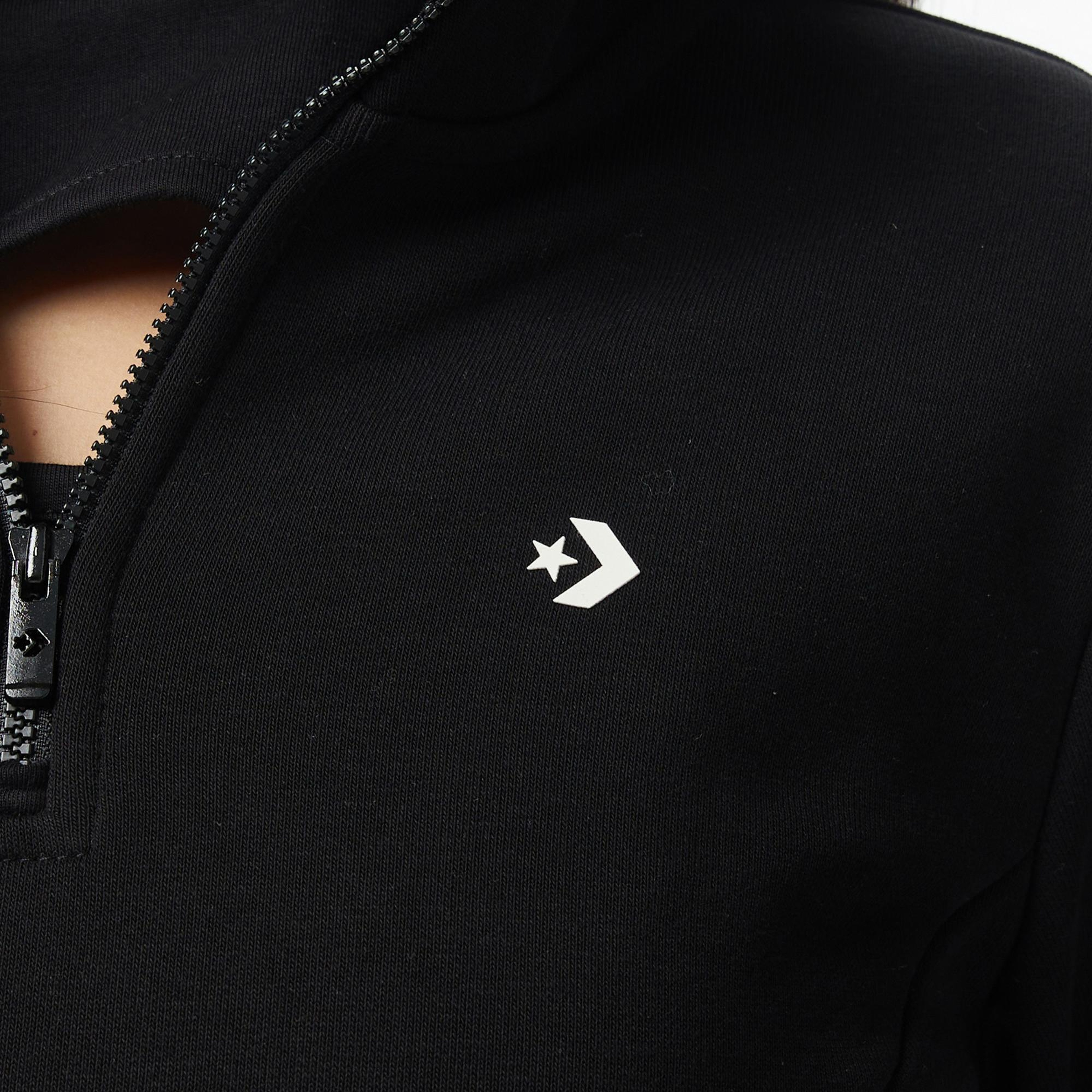 Converse Kadın Siyah Sweatshirt