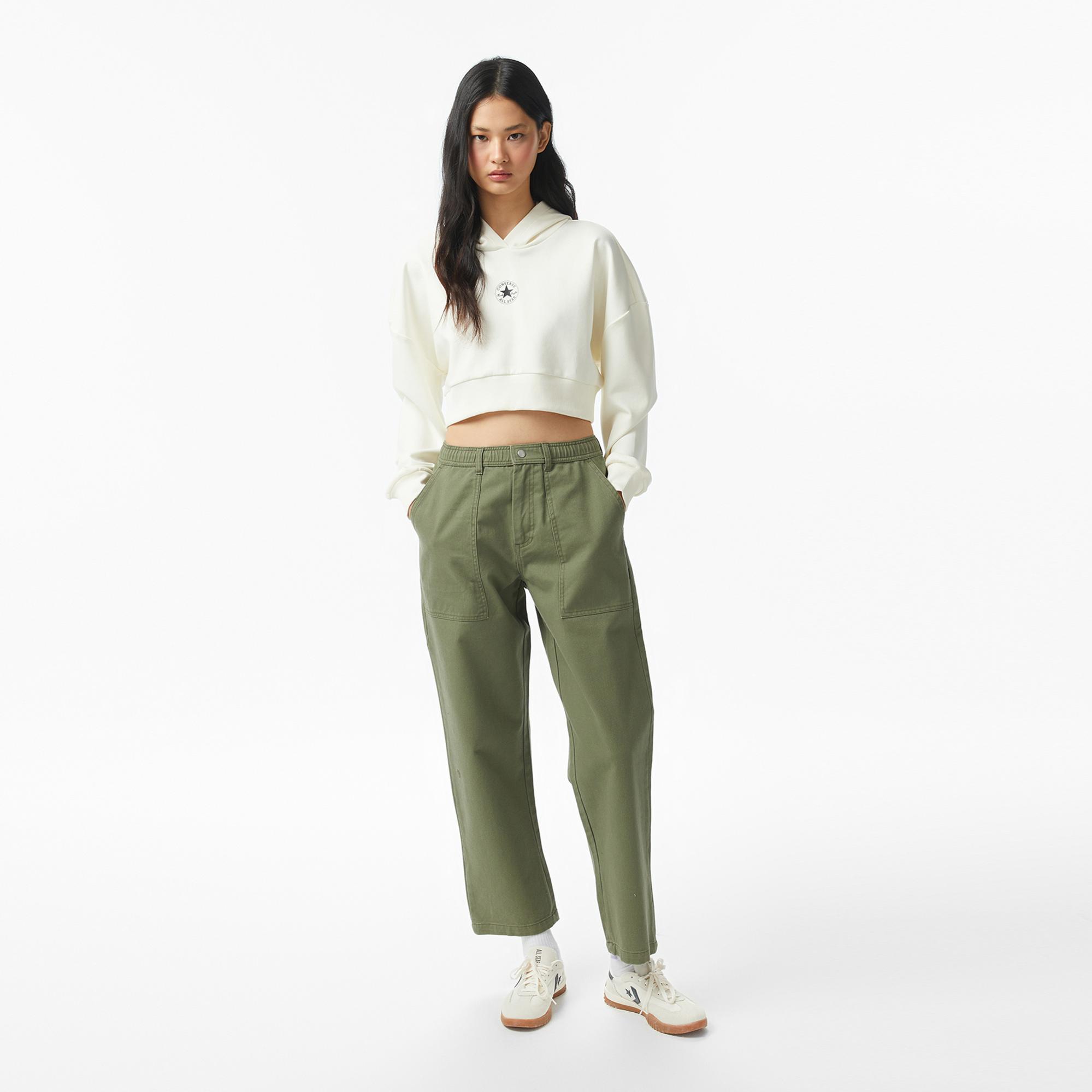 Converse Kadın Krem Sweatshirt