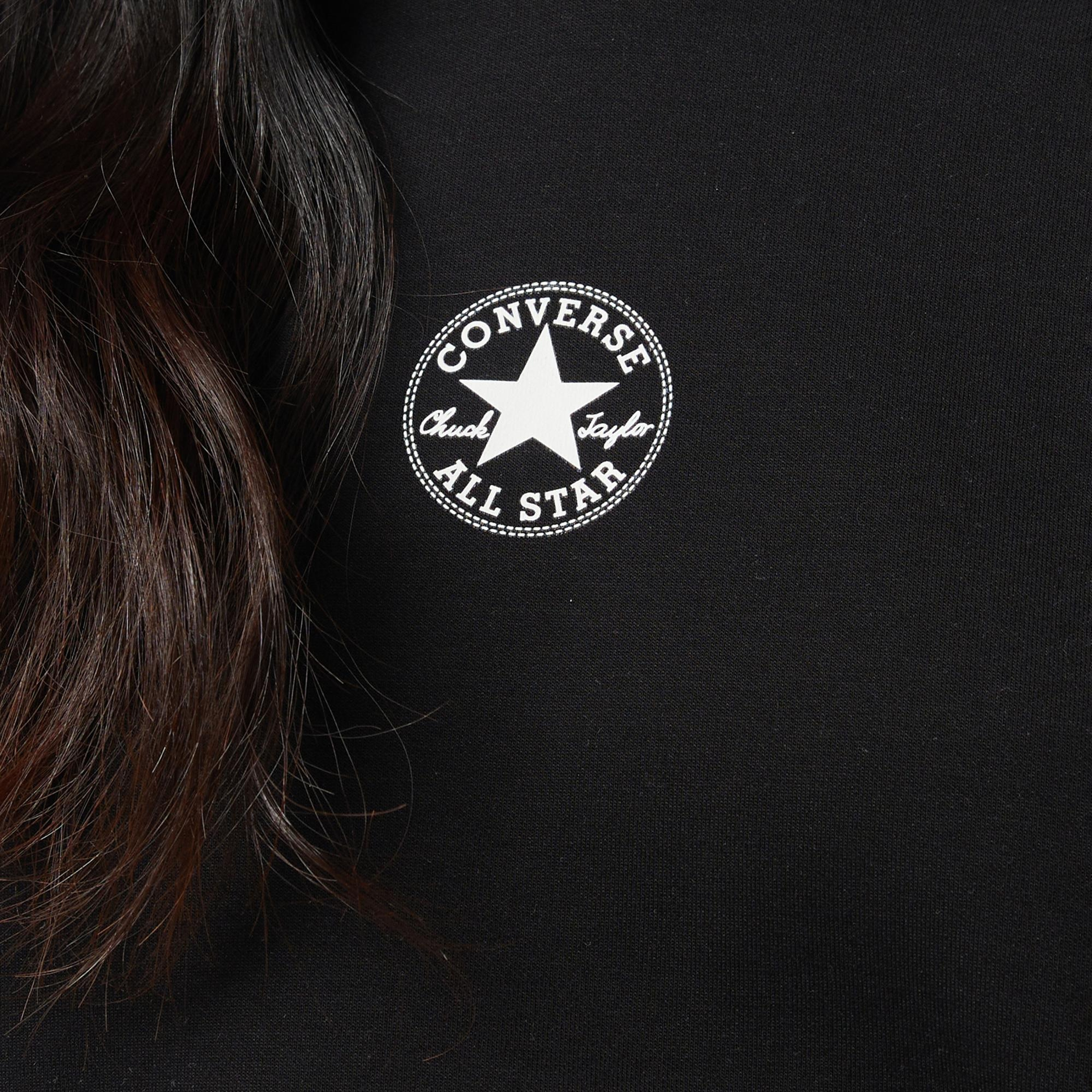 Converse Kadın Siyah Sweatshirt