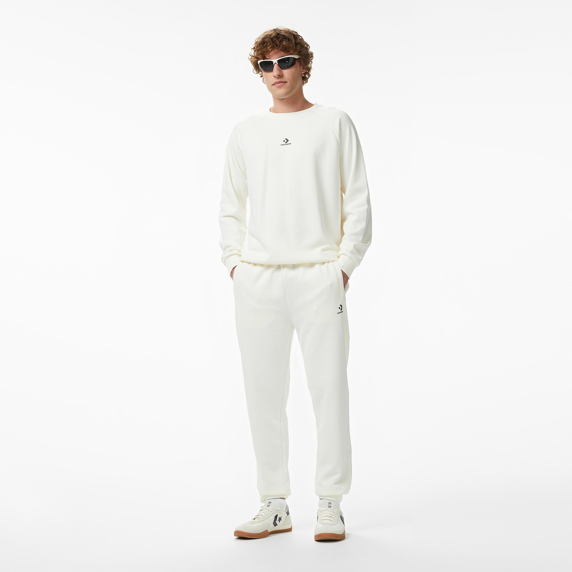 Converse Erkek Krem Sweatshirt