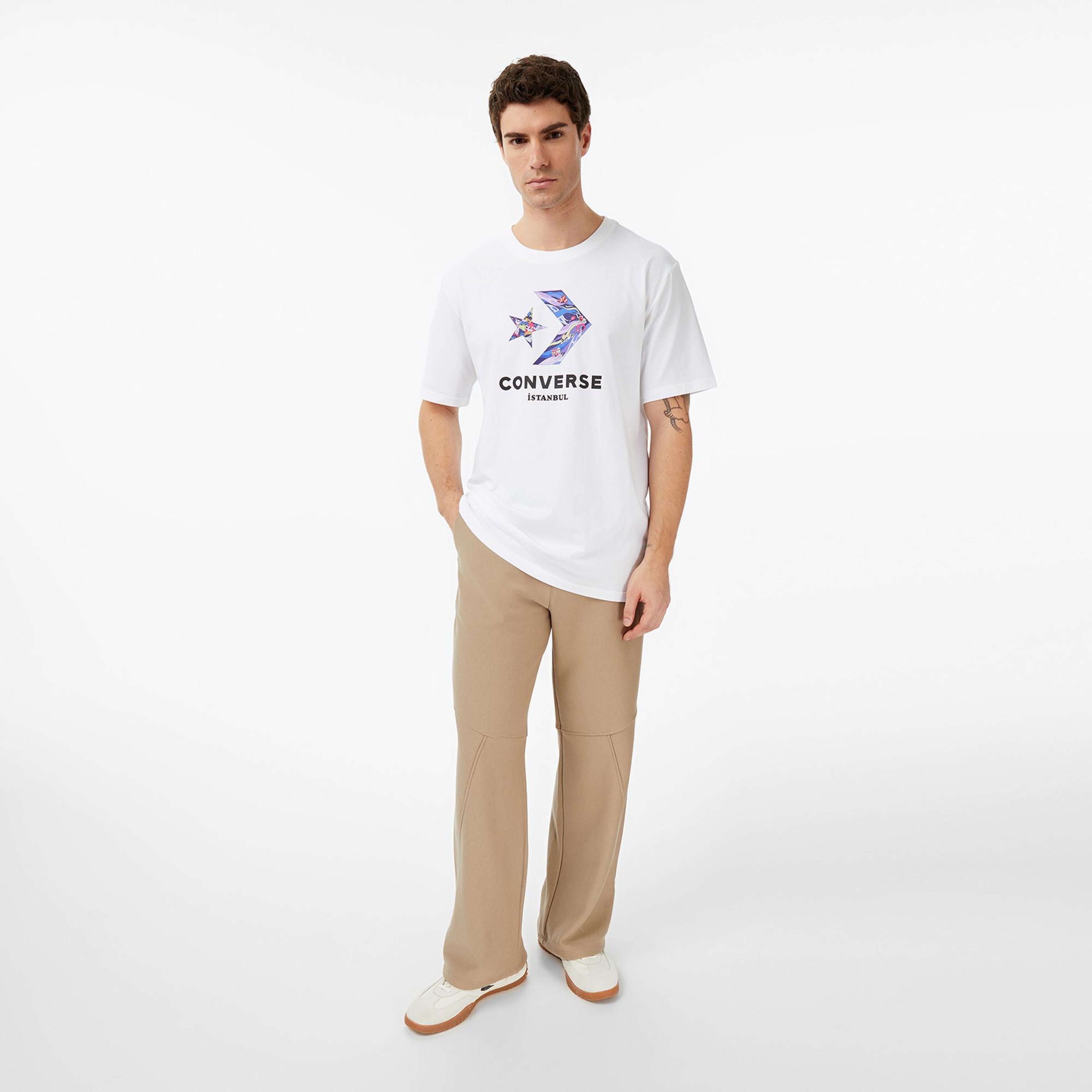 Converse Erkek Bej Eşofman Altı