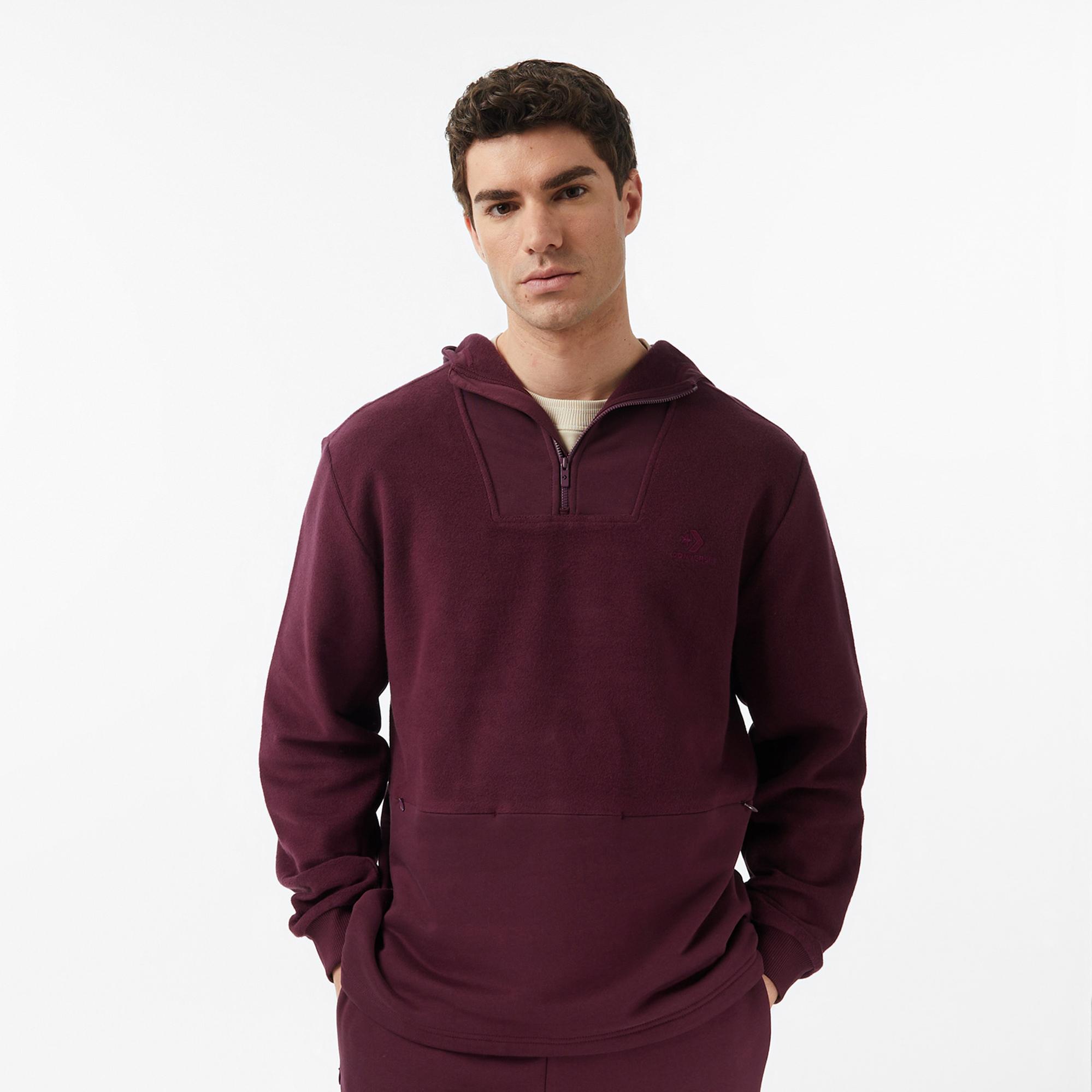 Converse Erkek Bordo Sweatshirt