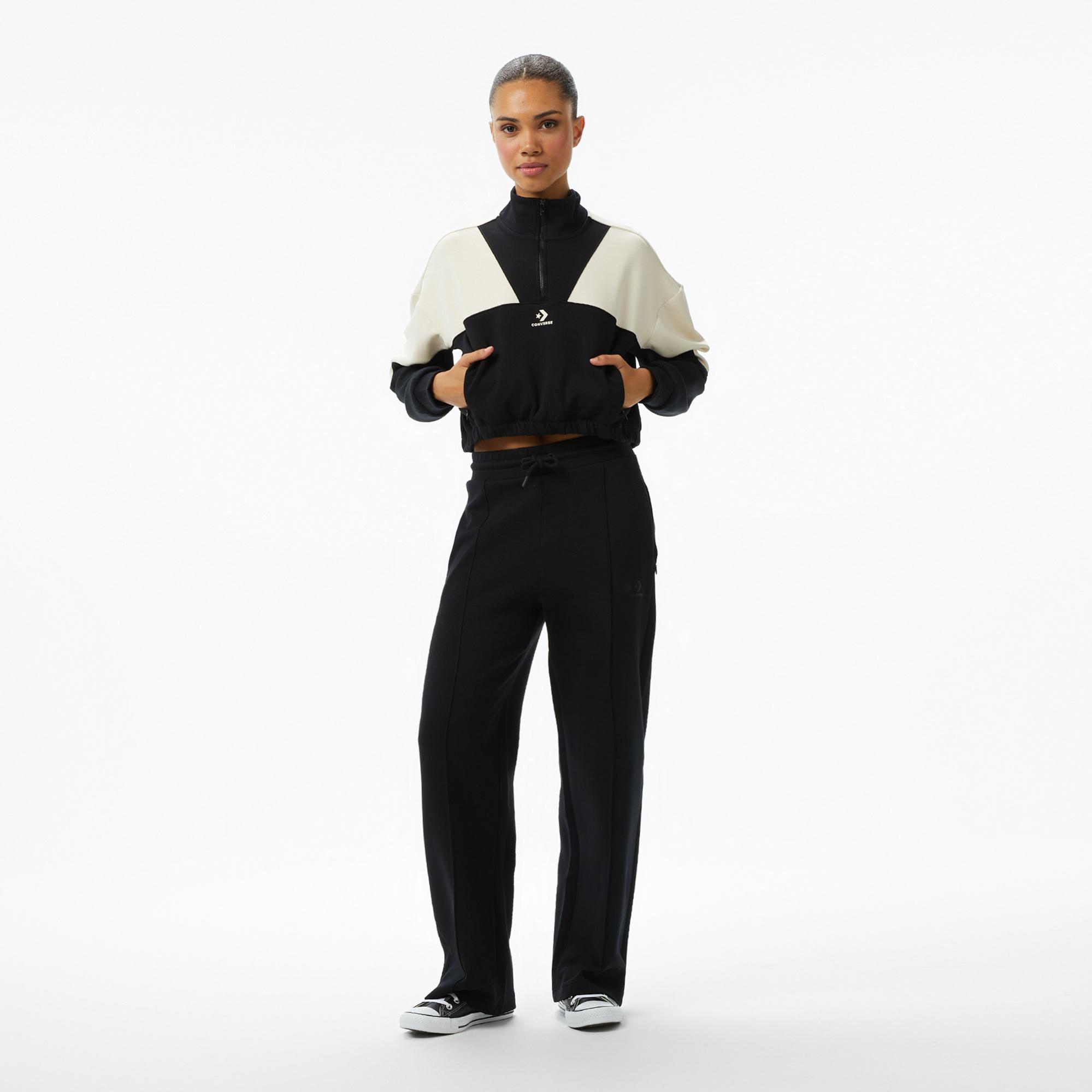 Converse Kadın Siyah Sweatshirt