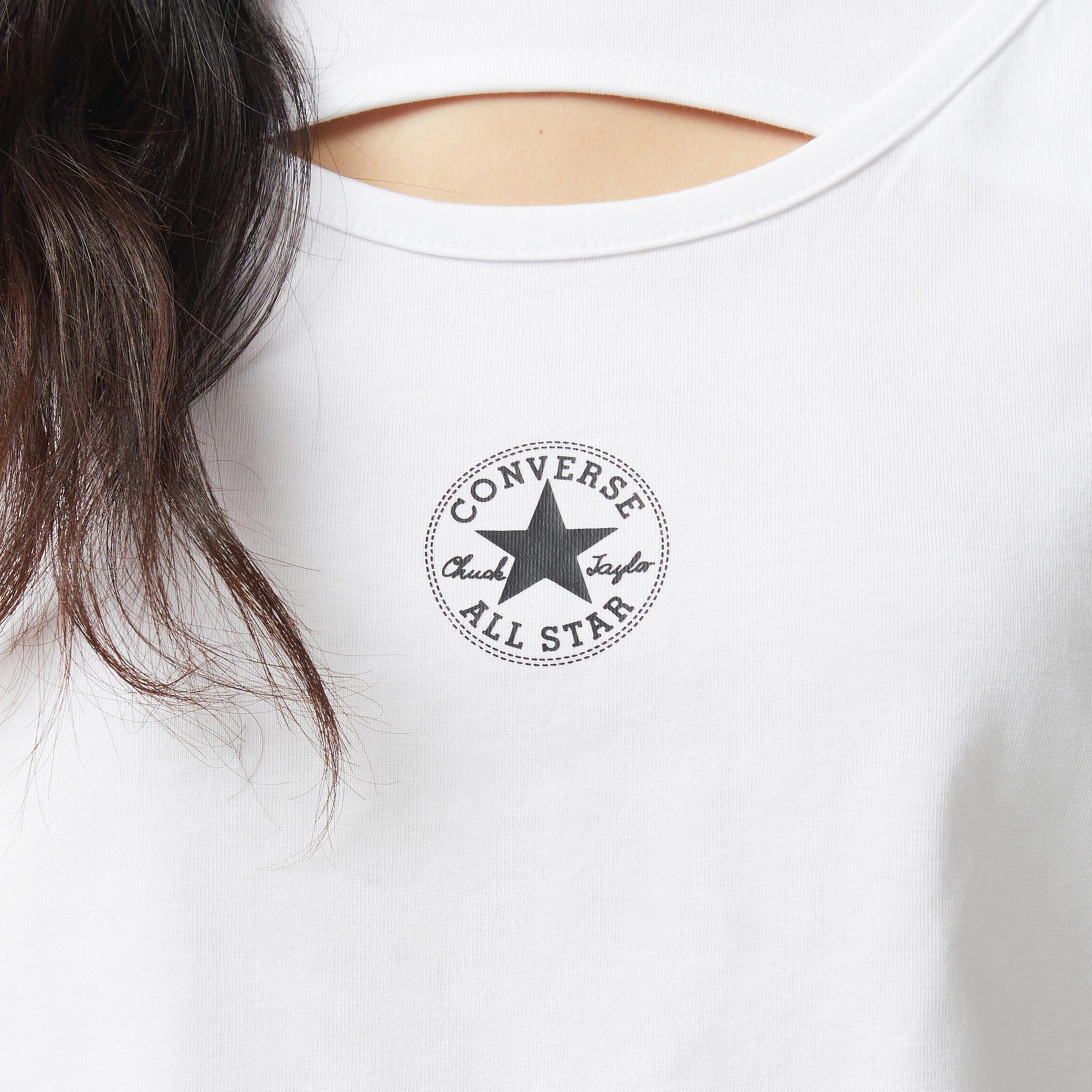 Converse Kadın Beyaz T-Shirt