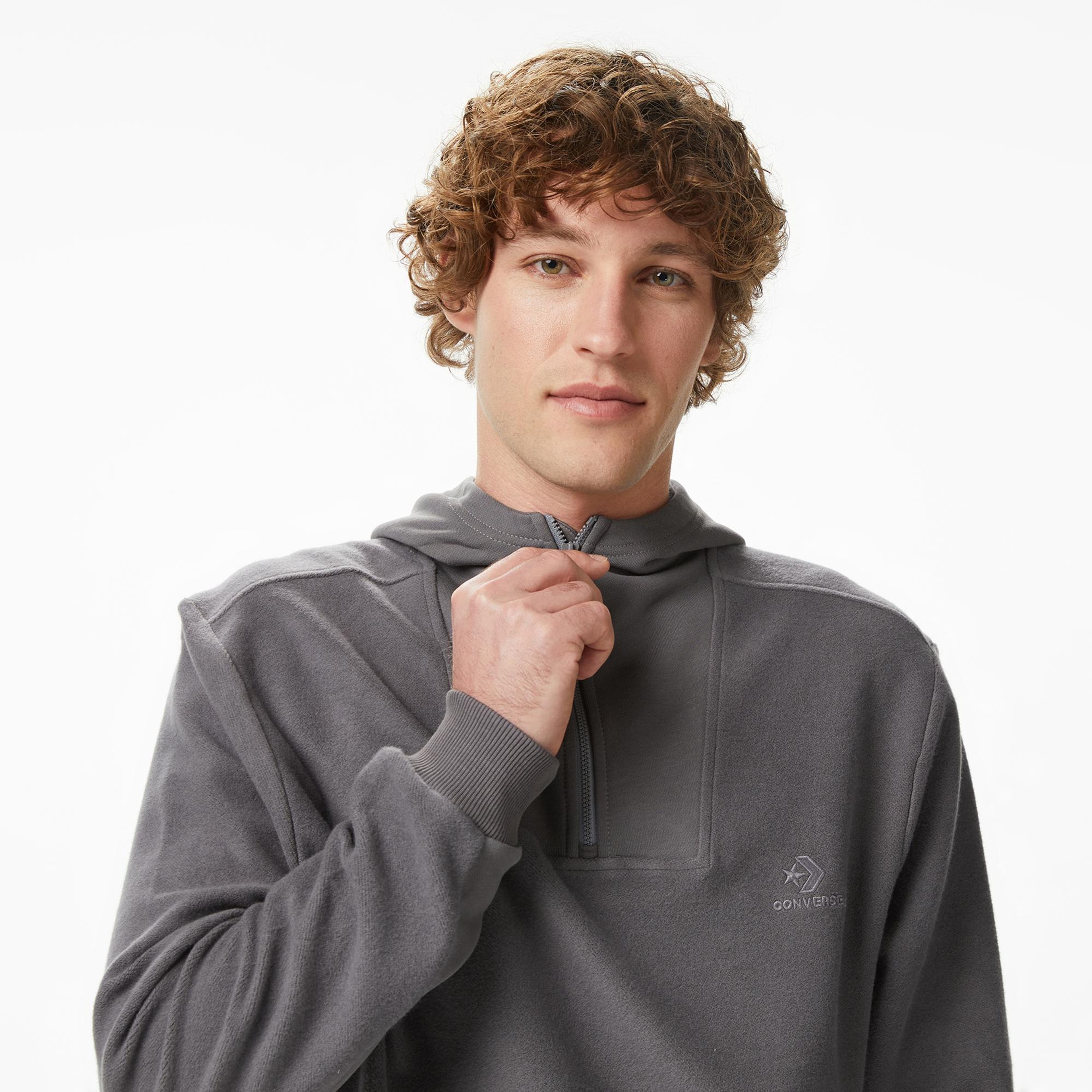 Converse Erkek Antrasit Sweatshirt