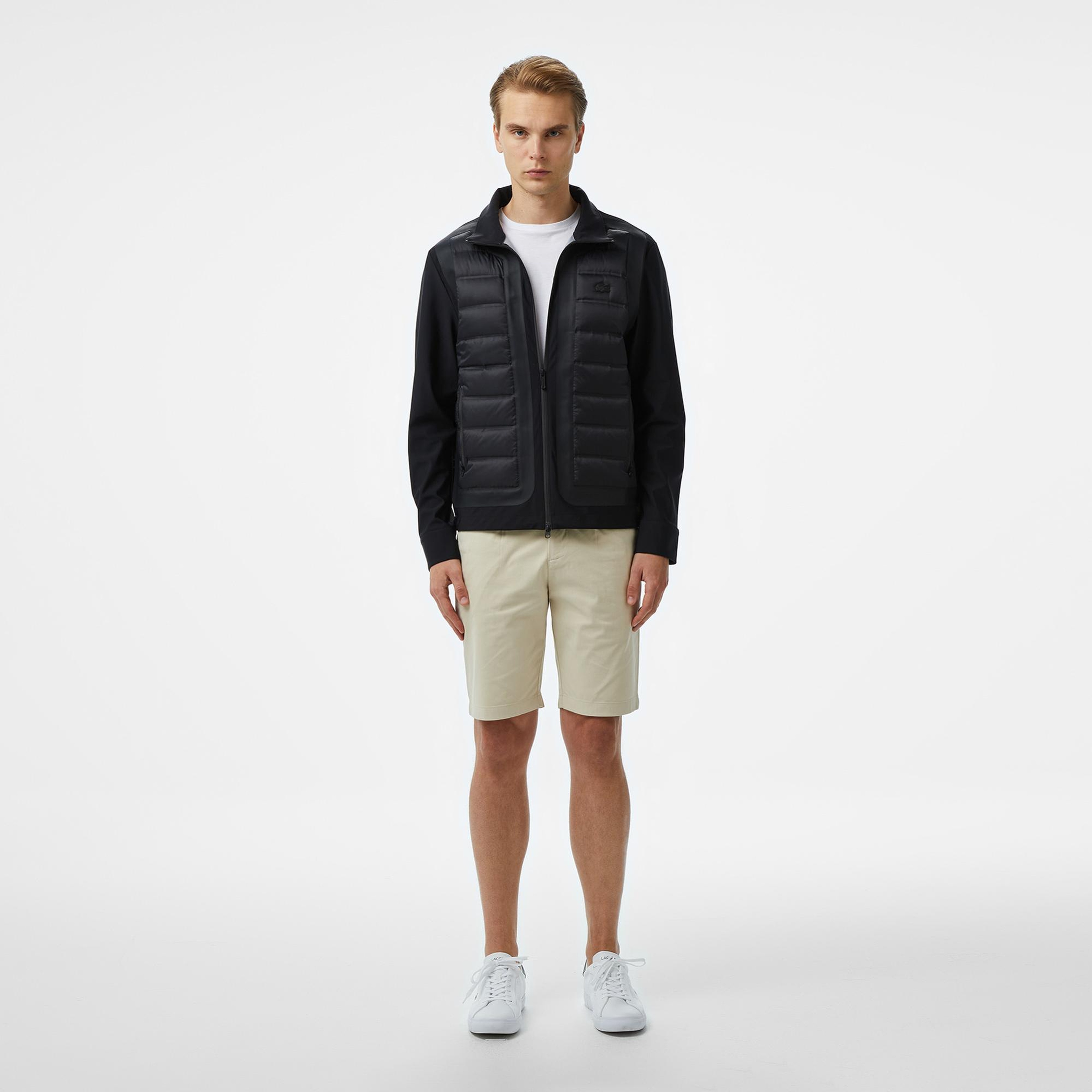 Lacoste Erkek Tapered Fit Krem Bermuda Şort