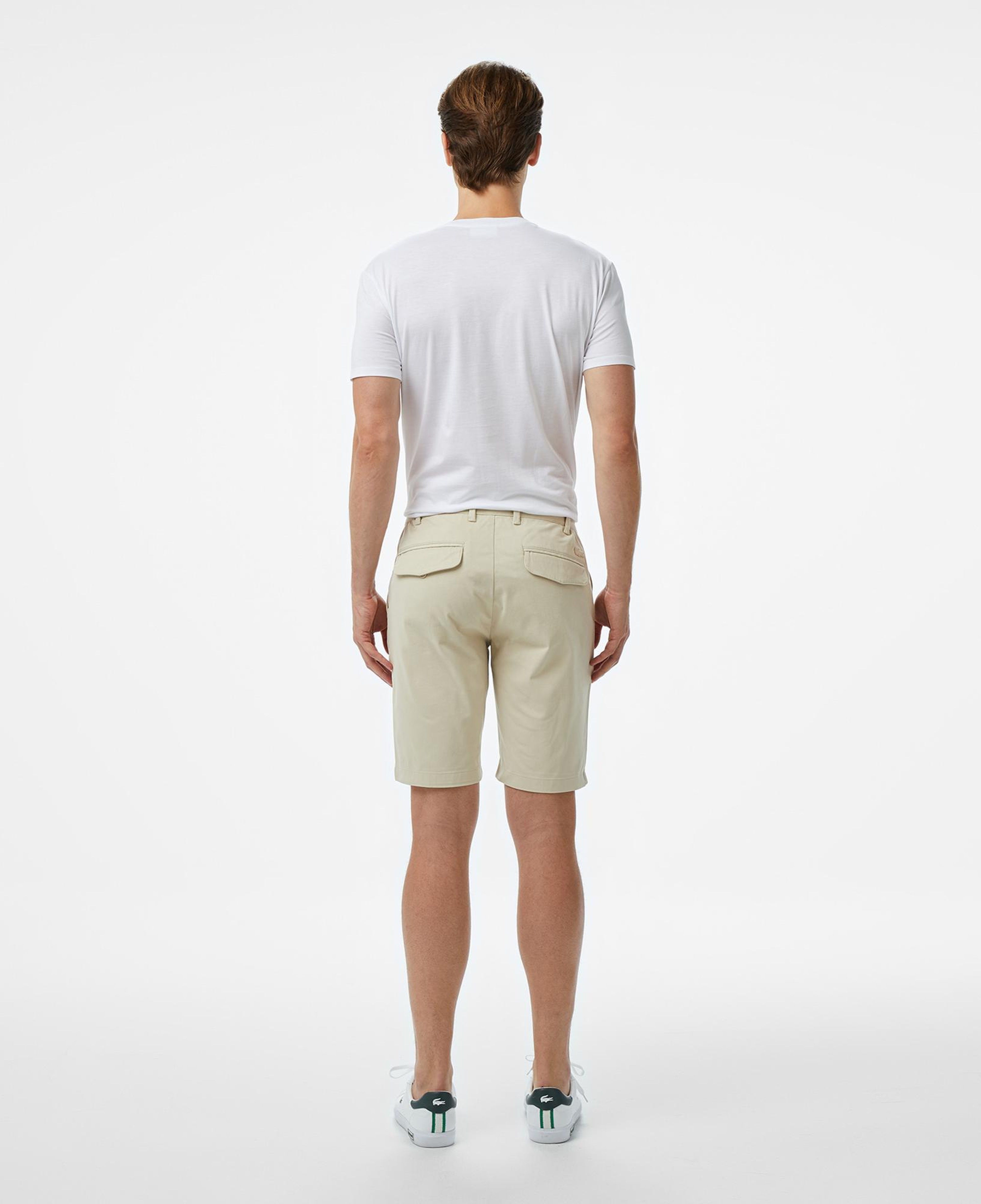 Lacoste Erkek Tapered Fit Krem Bermuda Şort