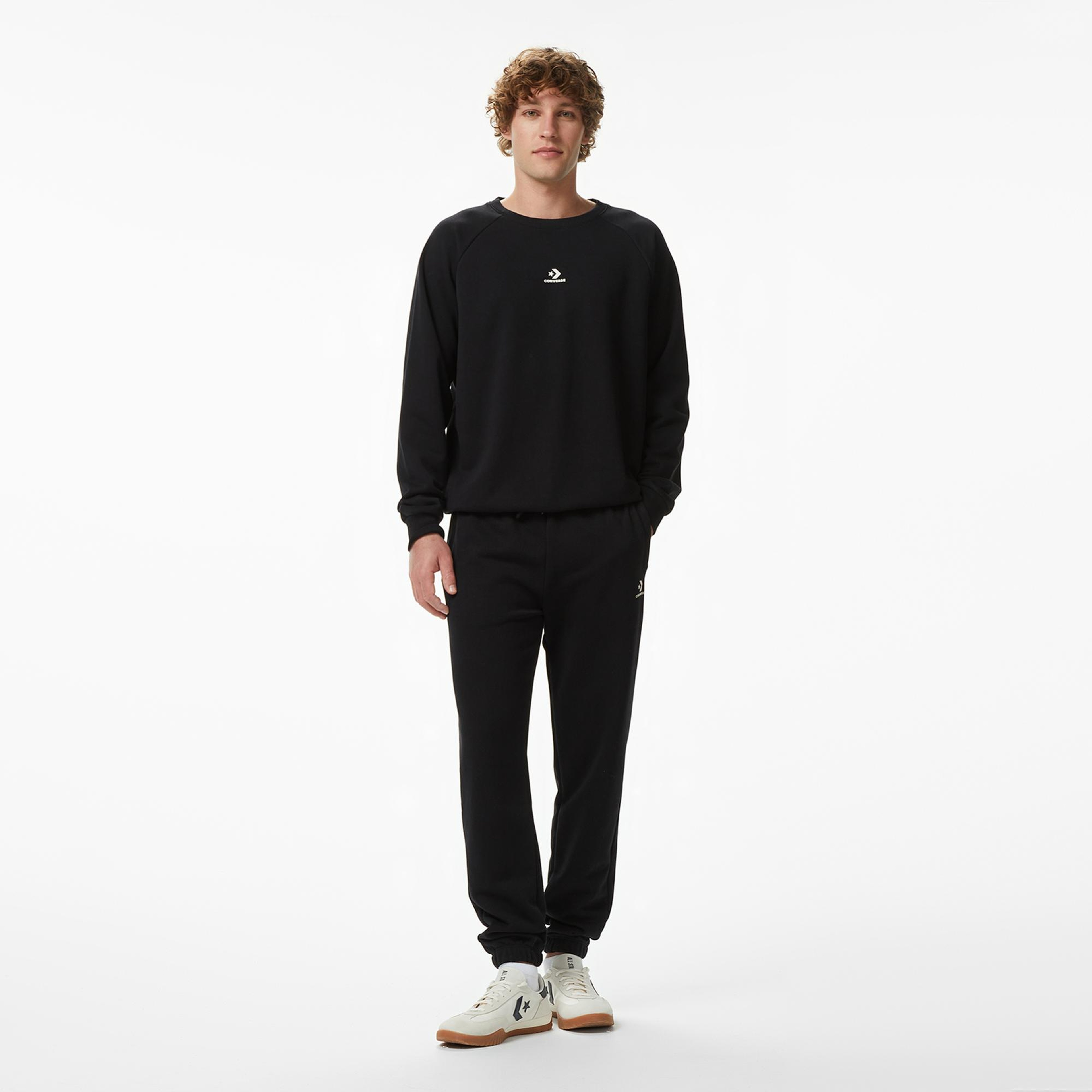 Converse Erkek Siyah Sweatshirt