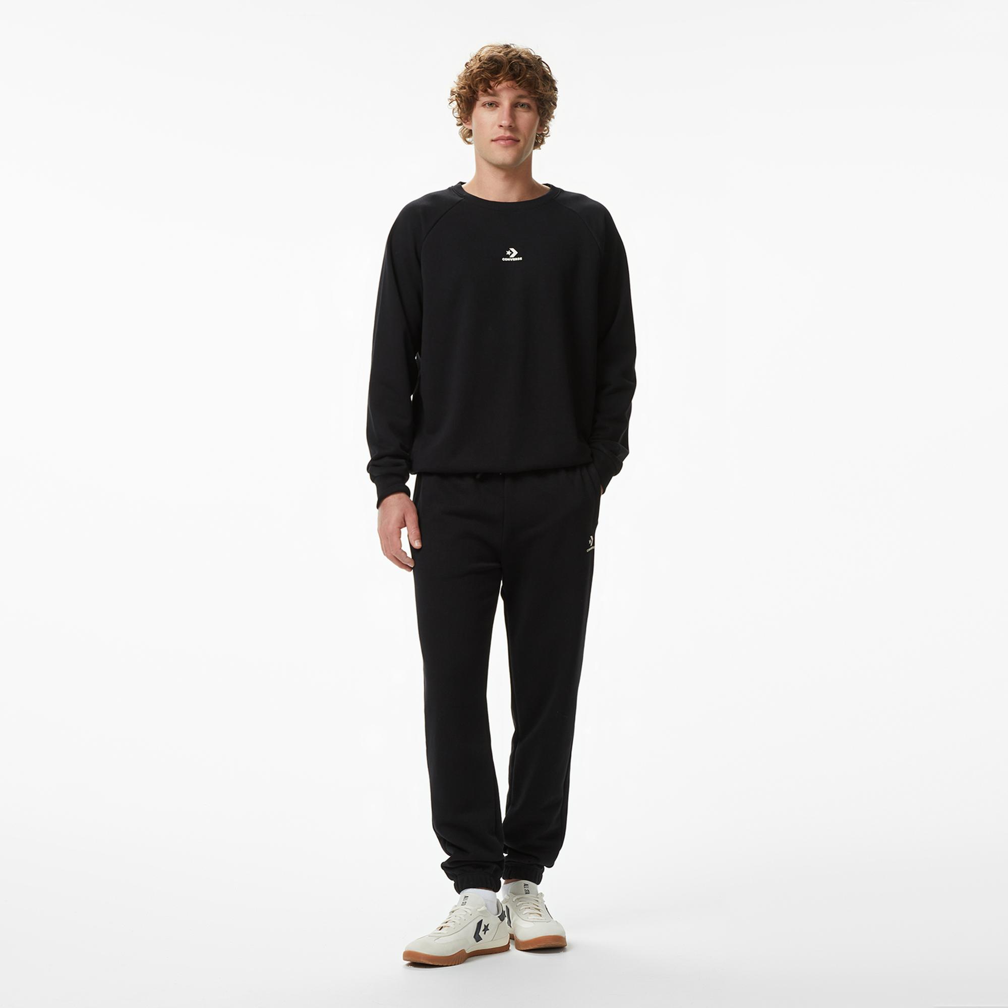 Converse Erkek Siyah Sweatshirt