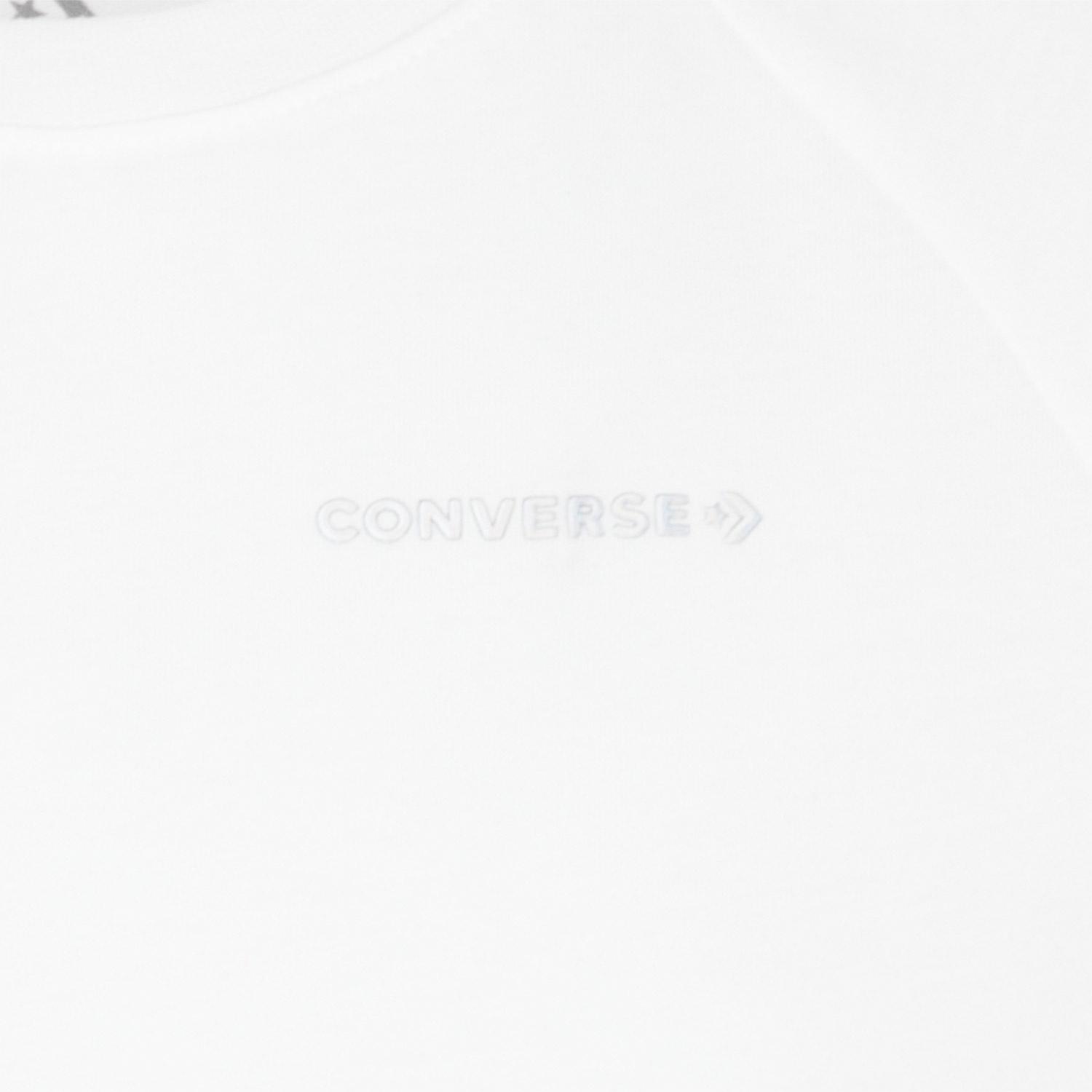 Converse Raglan Elastic Knit Çocuk Gri T-Shirt