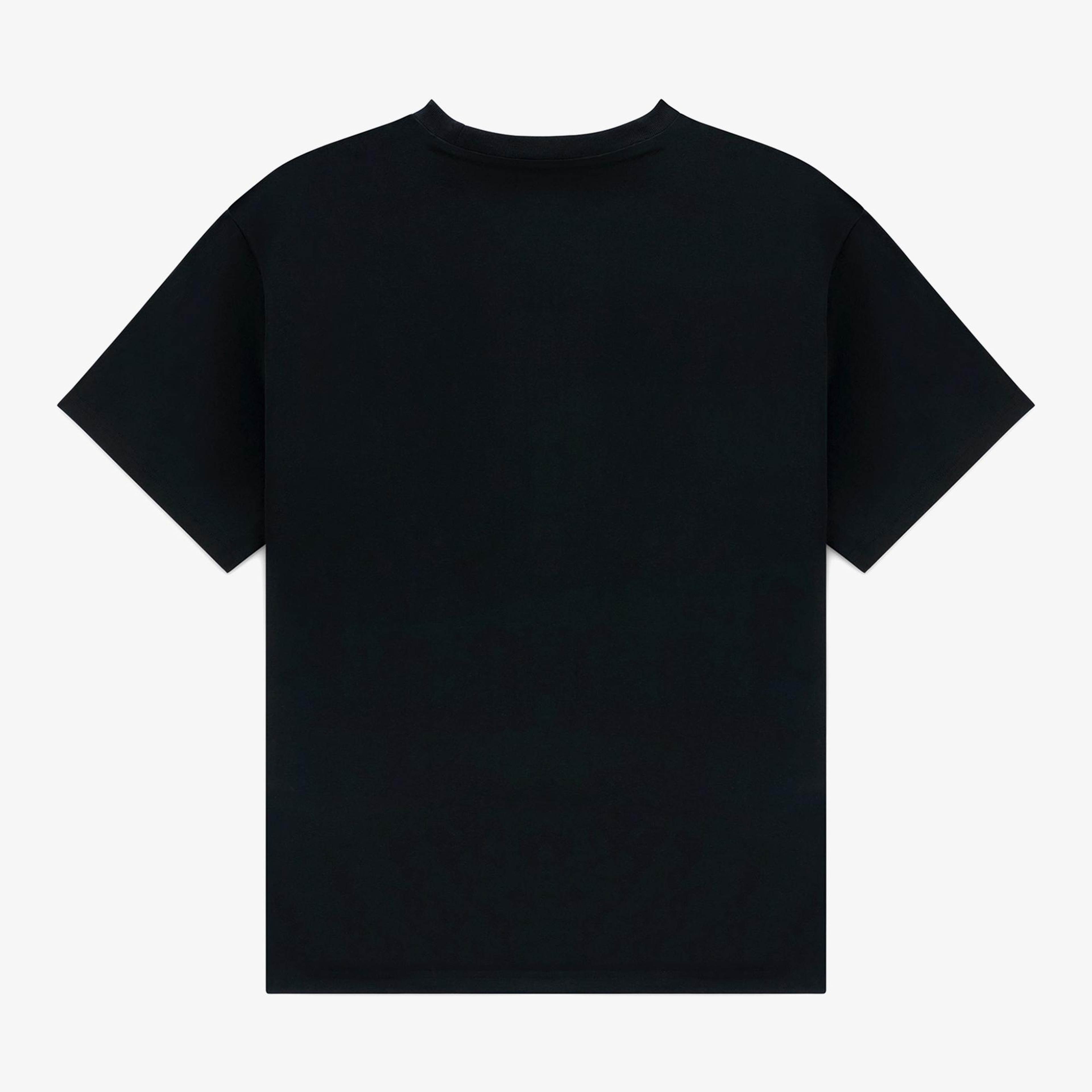 Converse Unisex Loose Fit Siyah T-Shirt