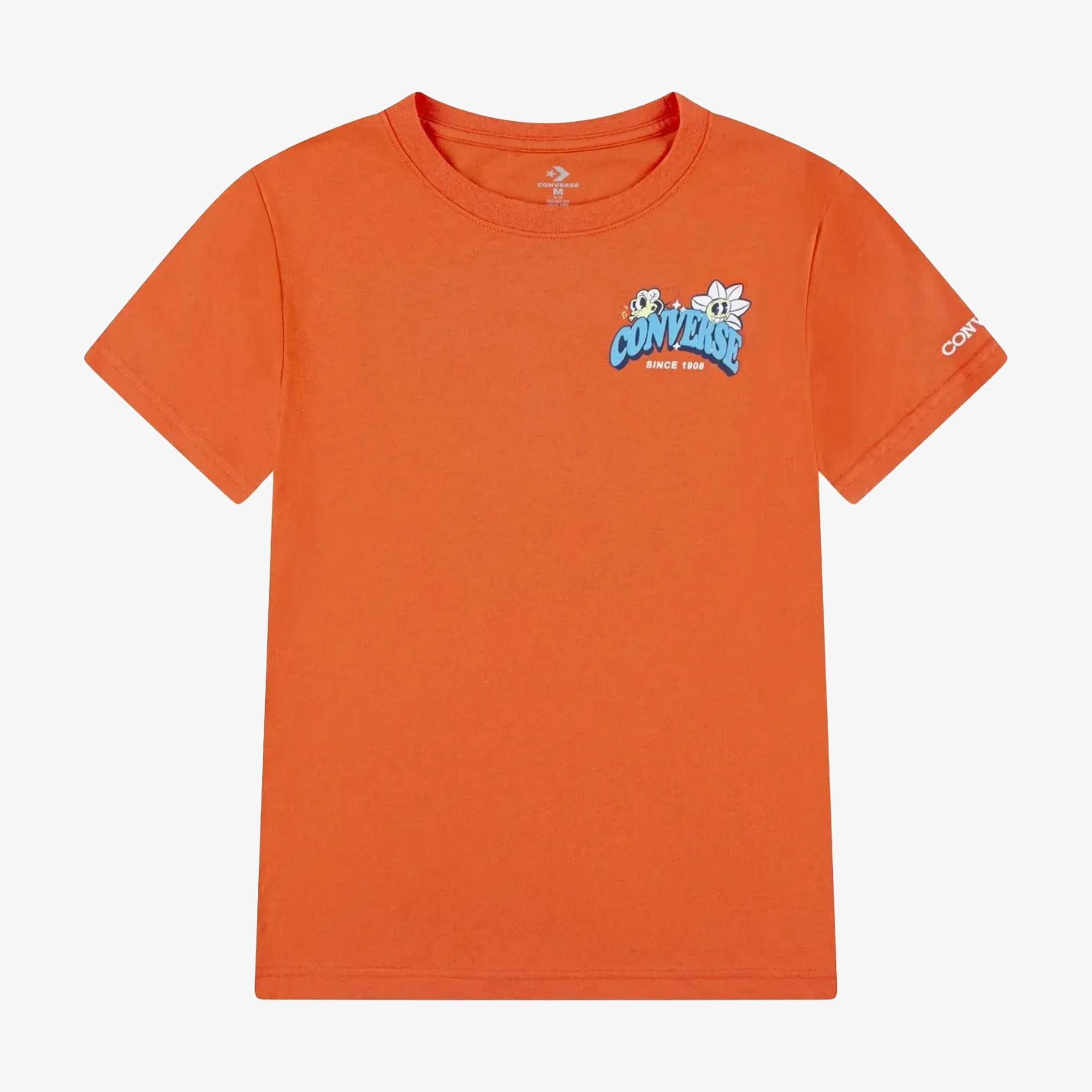 Converse Cnvb Trail Mix Flower Gfx Çocuk Turuncu T-Shirt