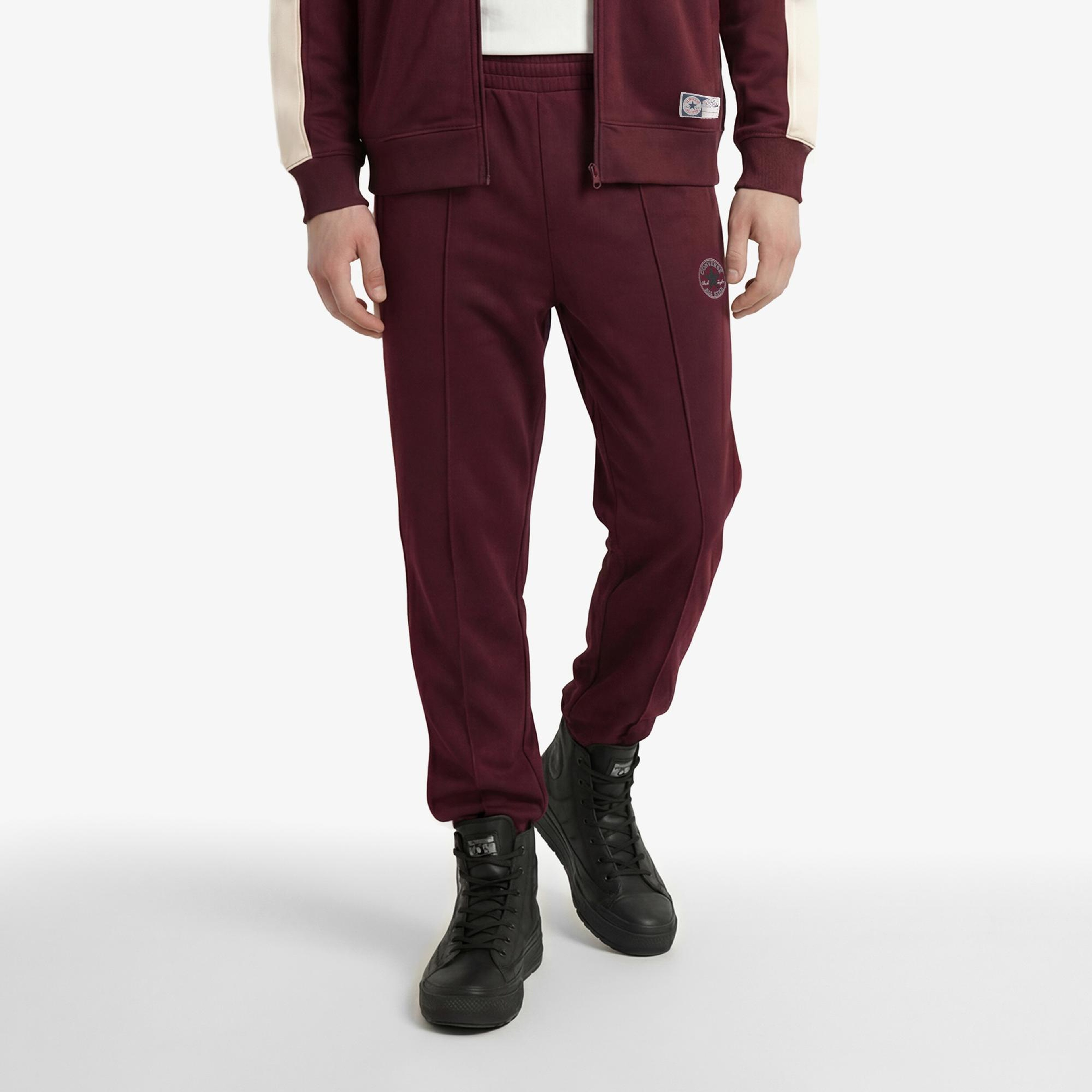 Converse Elastan Knit Erkek Bordo Eşofman Altı