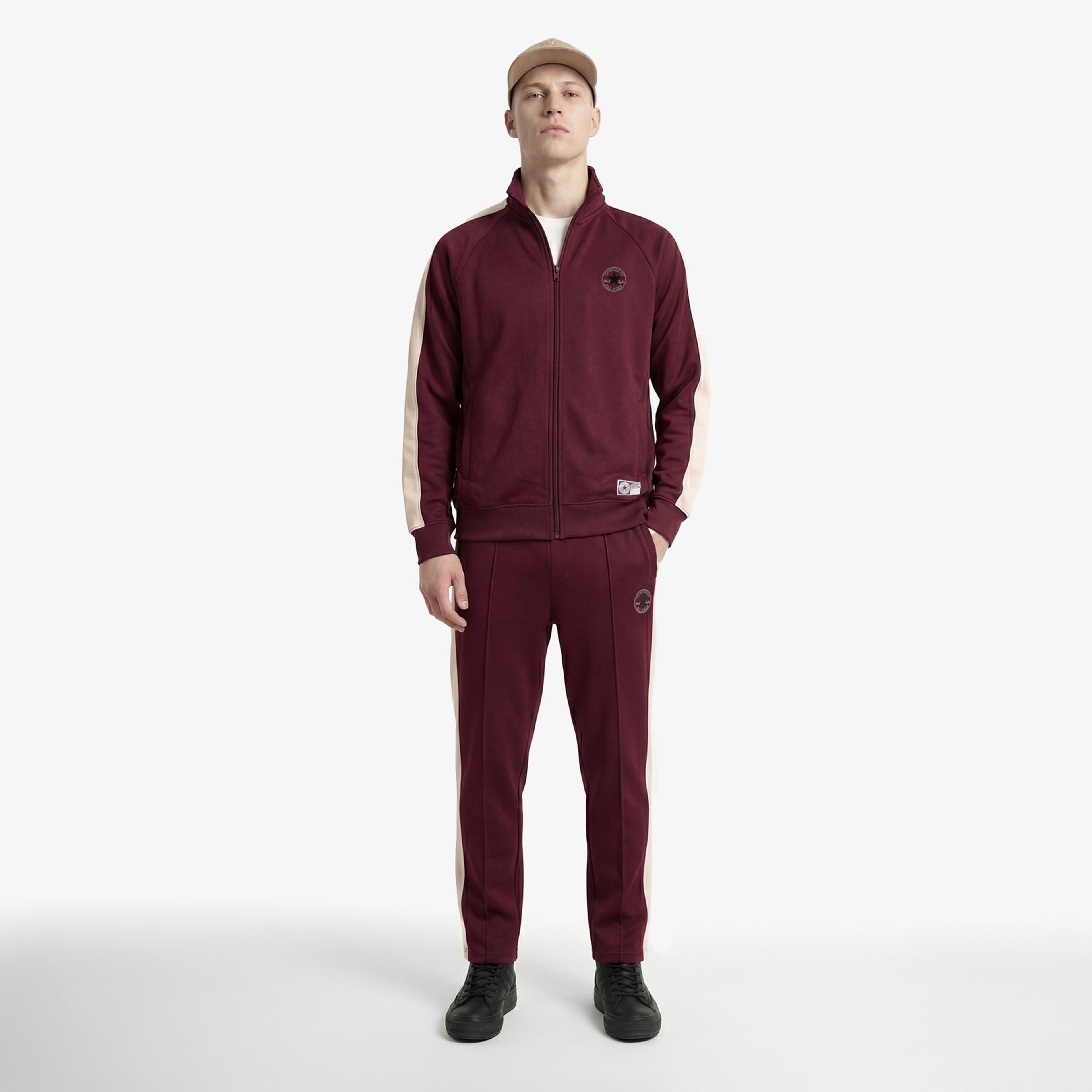 Converse Elastan Knit Erkek Bordo Eşofman Altı