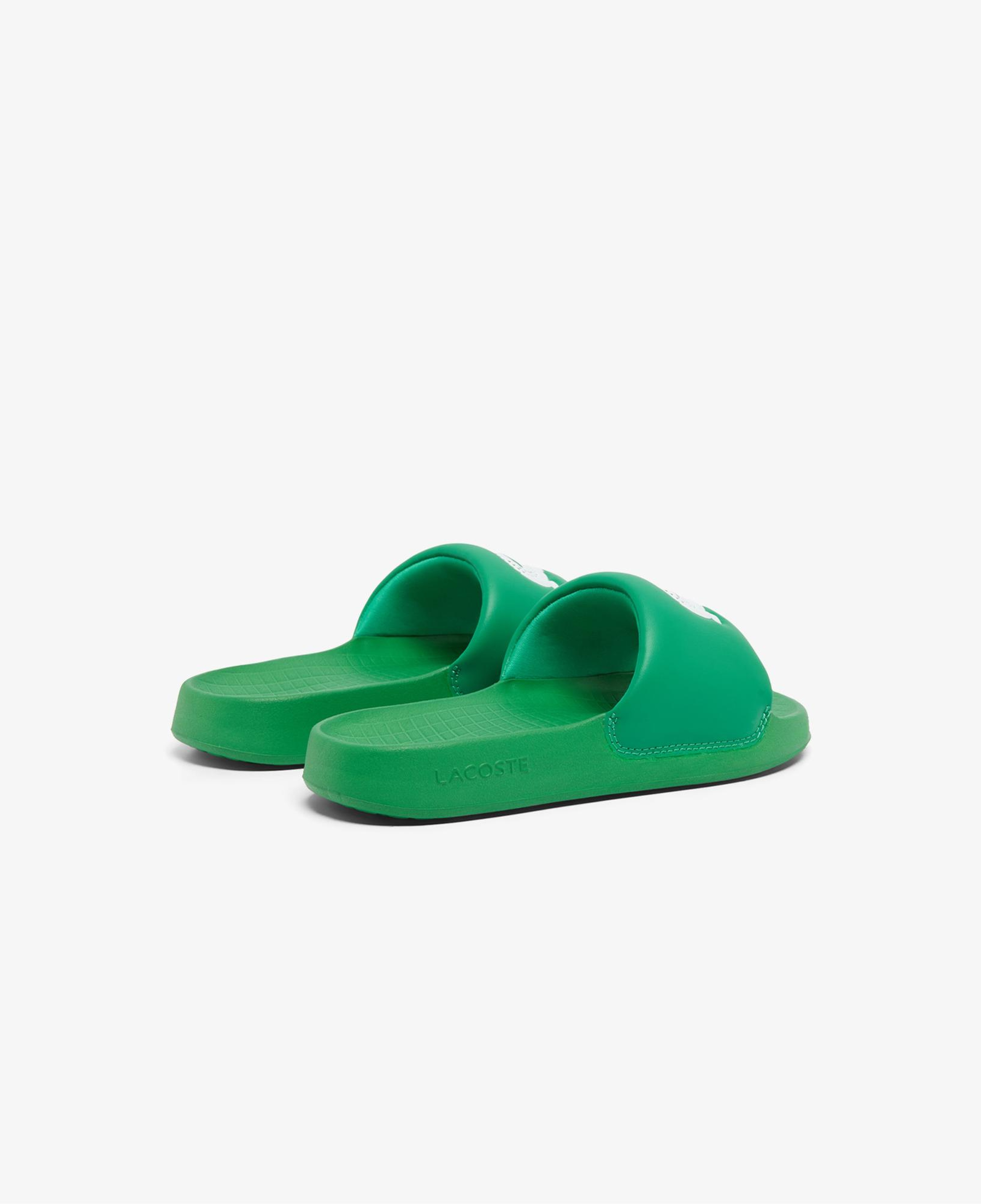 Lacoste Serve Slide 1.0 Çocuk Yeşil Terlik