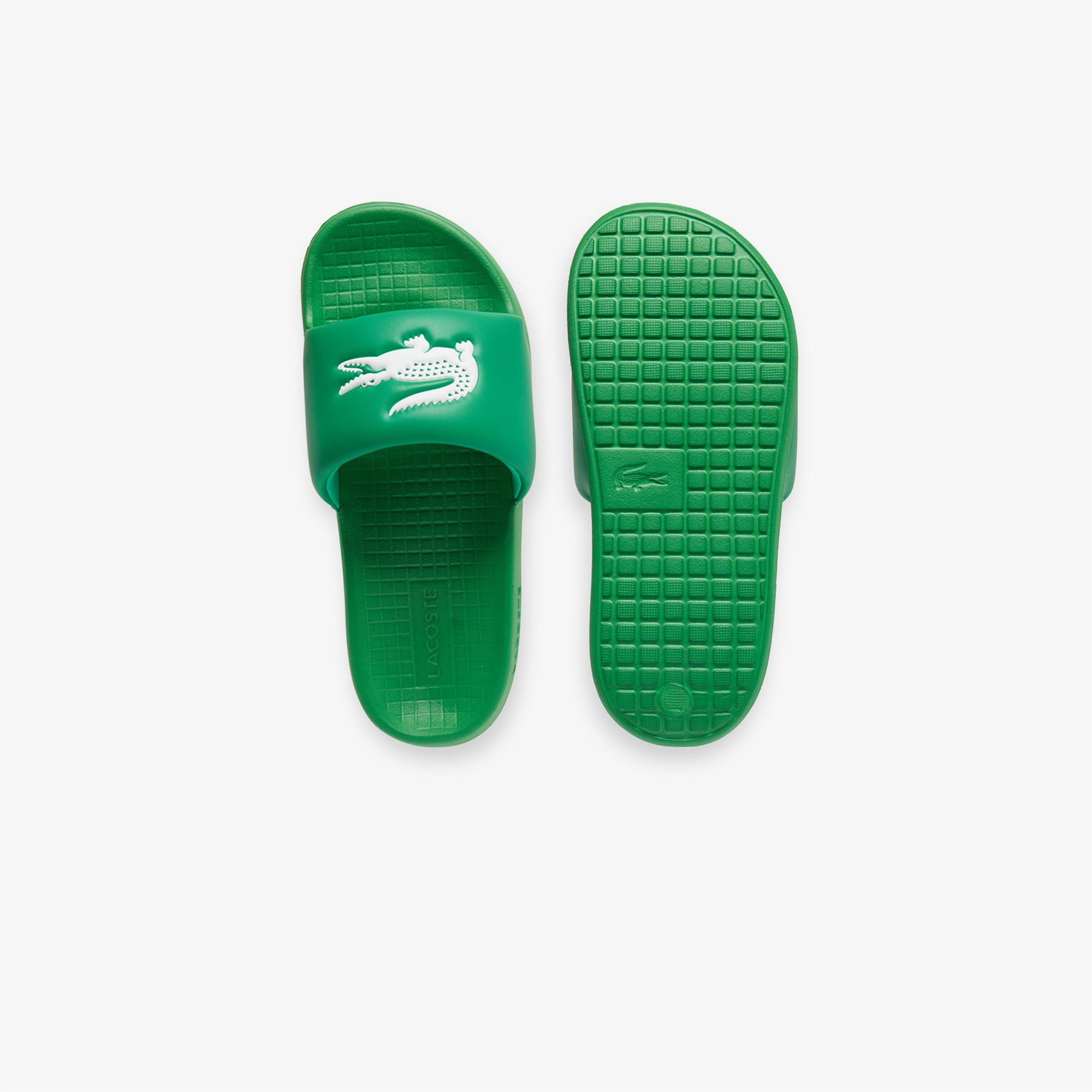 Lacoste Serve Slide 1.0 Çocuk Yeşil Terlik