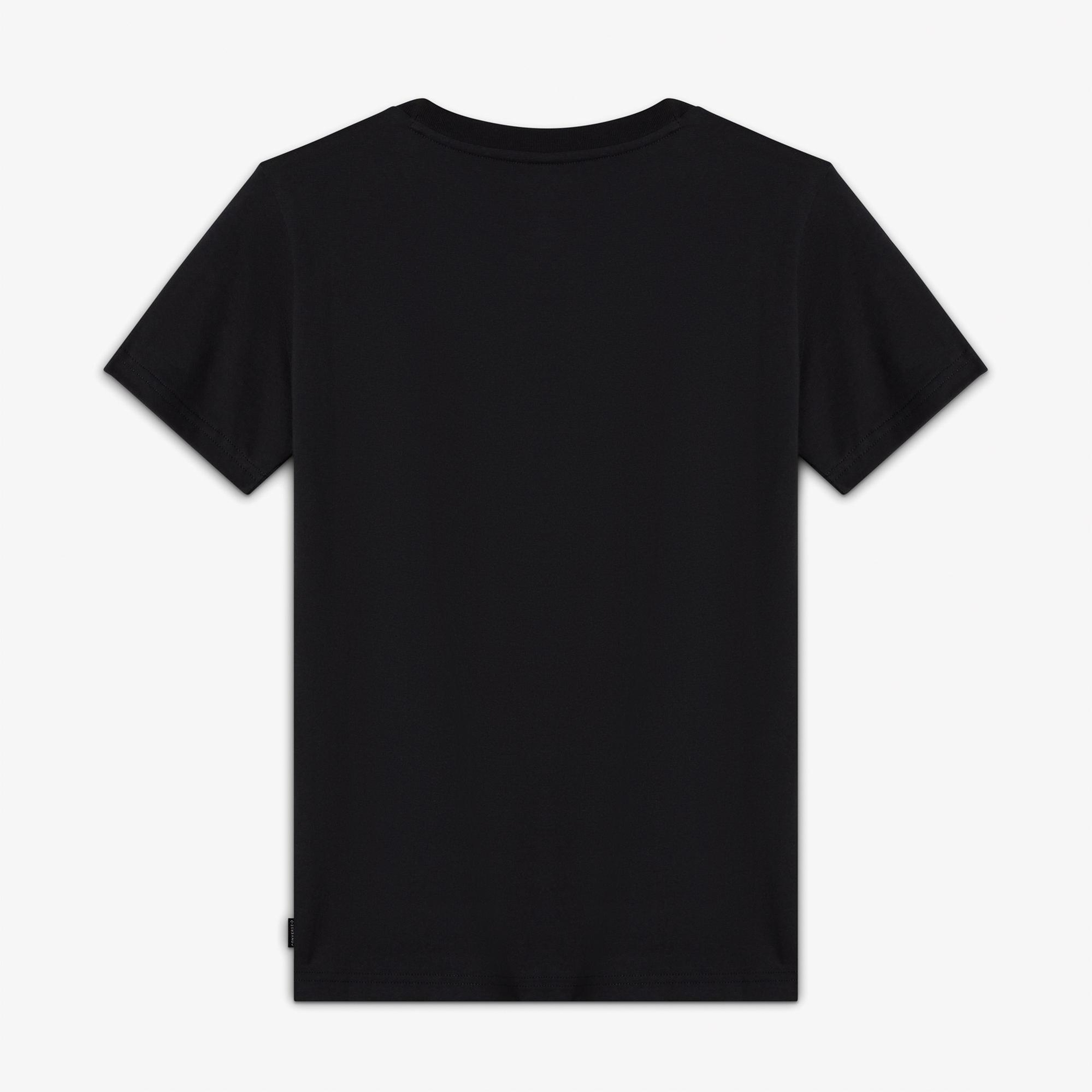 Converse Logo Kadın Siyah T?Shirt