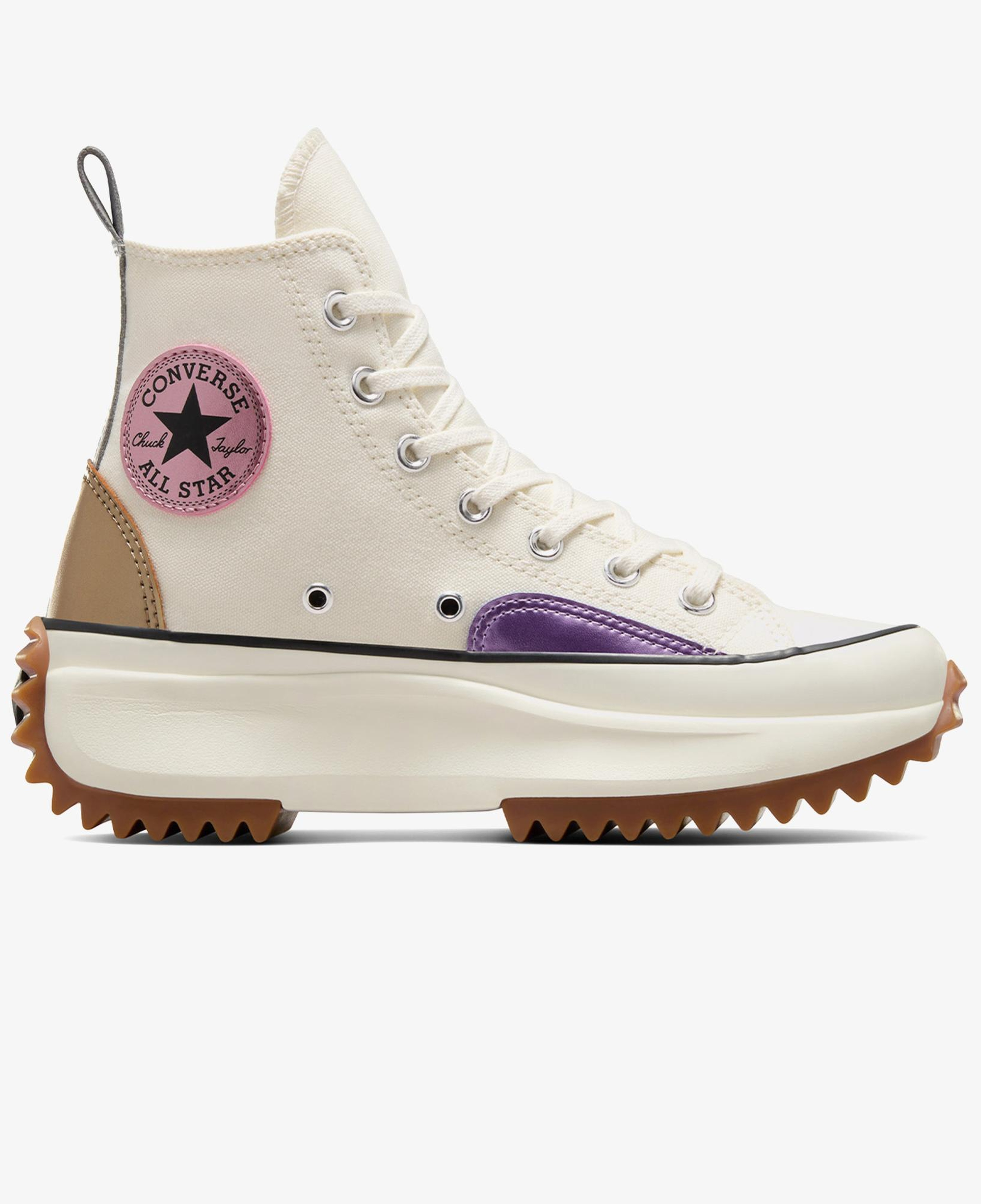 Converse Run Star Hike Unisex Krem Platform Sneaker