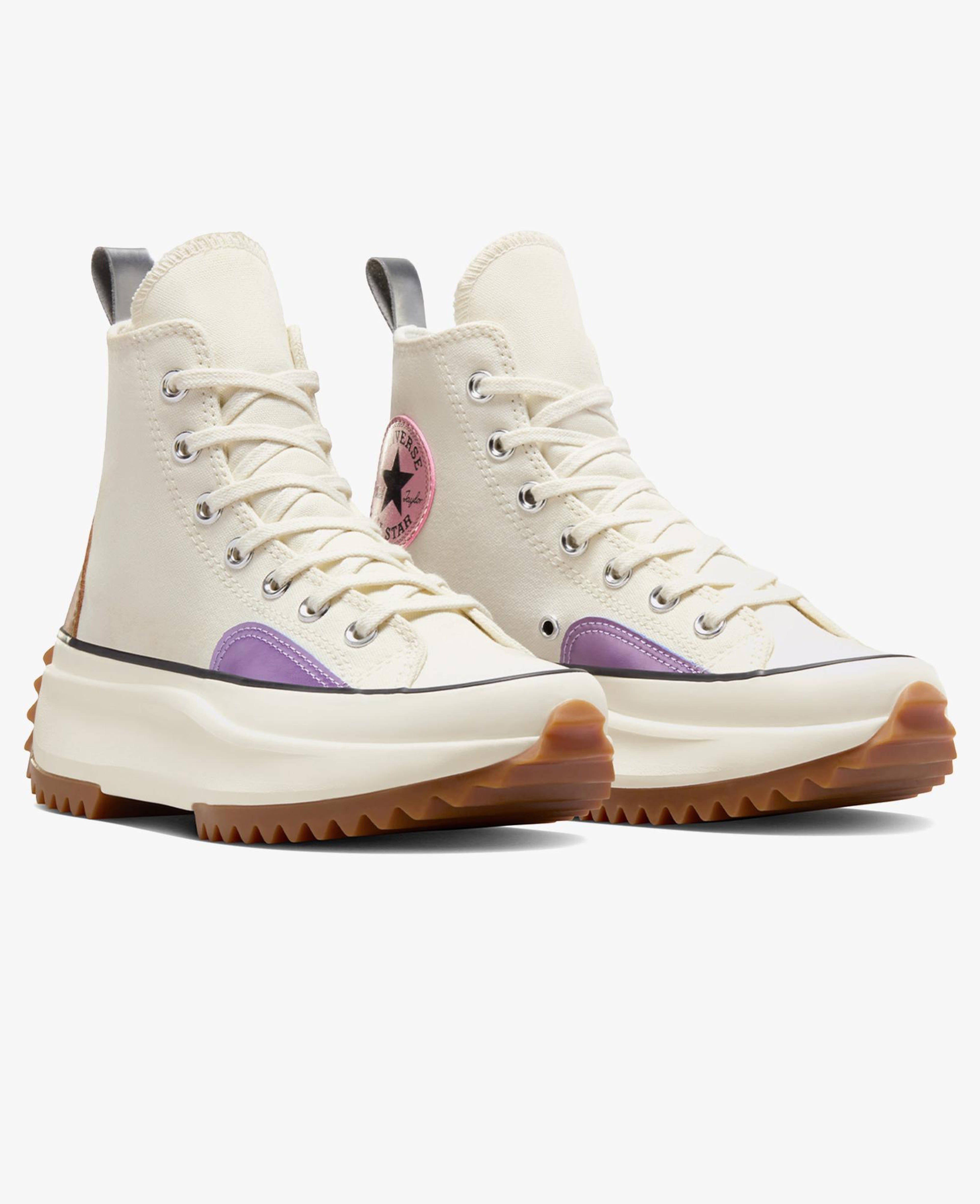 Converse Run Star Hike Unisex Krem Platform Sneaker