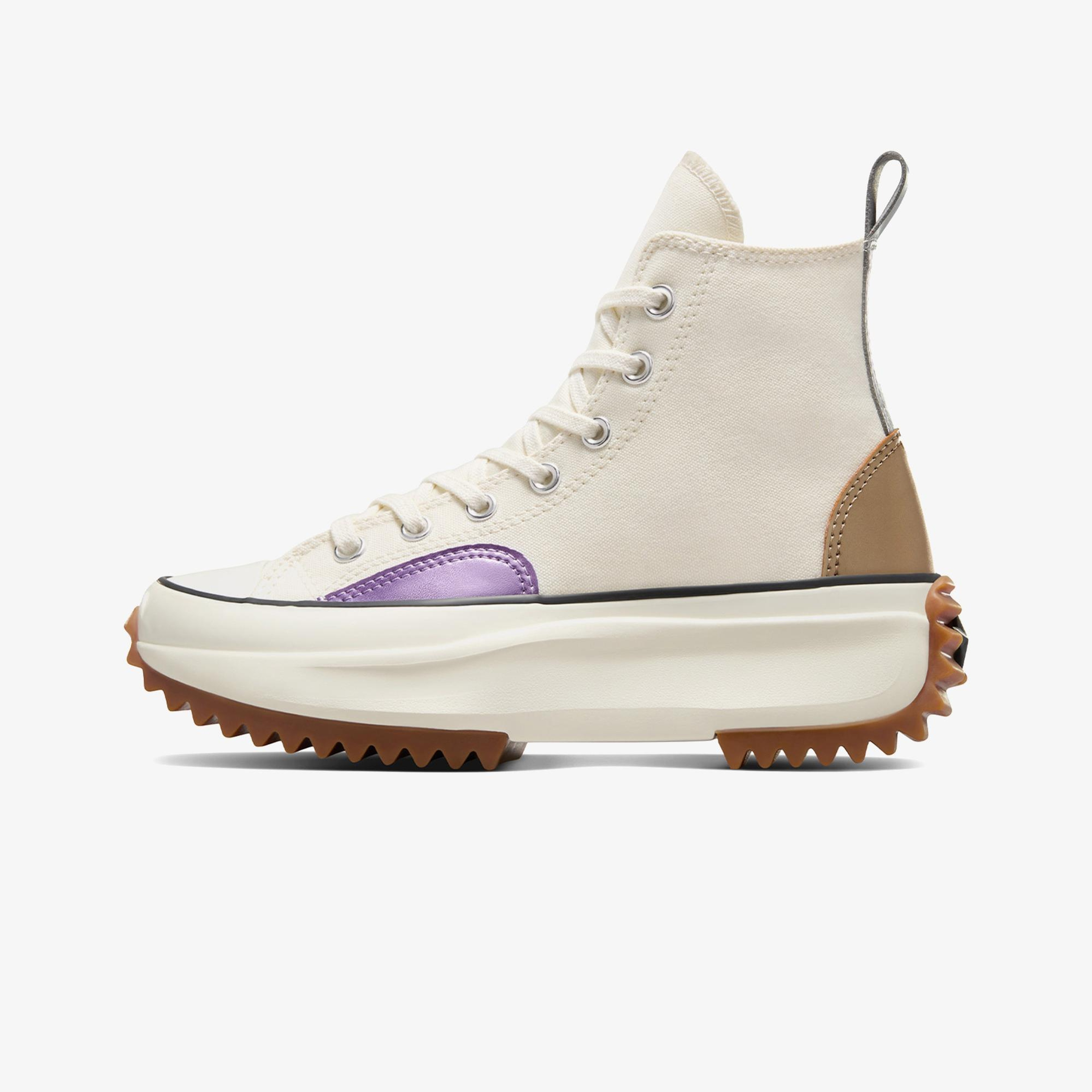 Converse Run Star Hike Unisex Krem Platform Sneaker