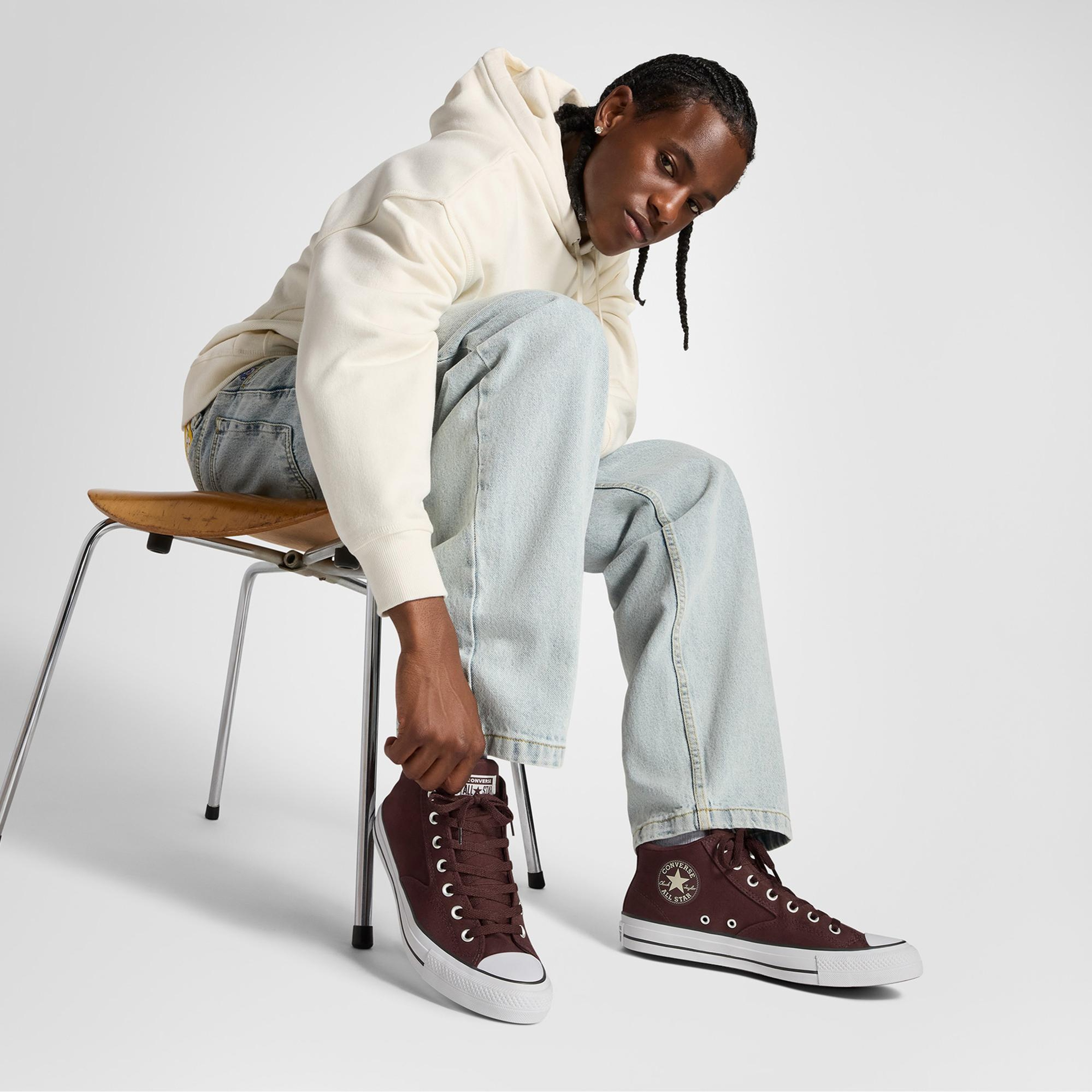 Converse Chuck Taylor All Star Malden Street Unisex Bordo Sneaker