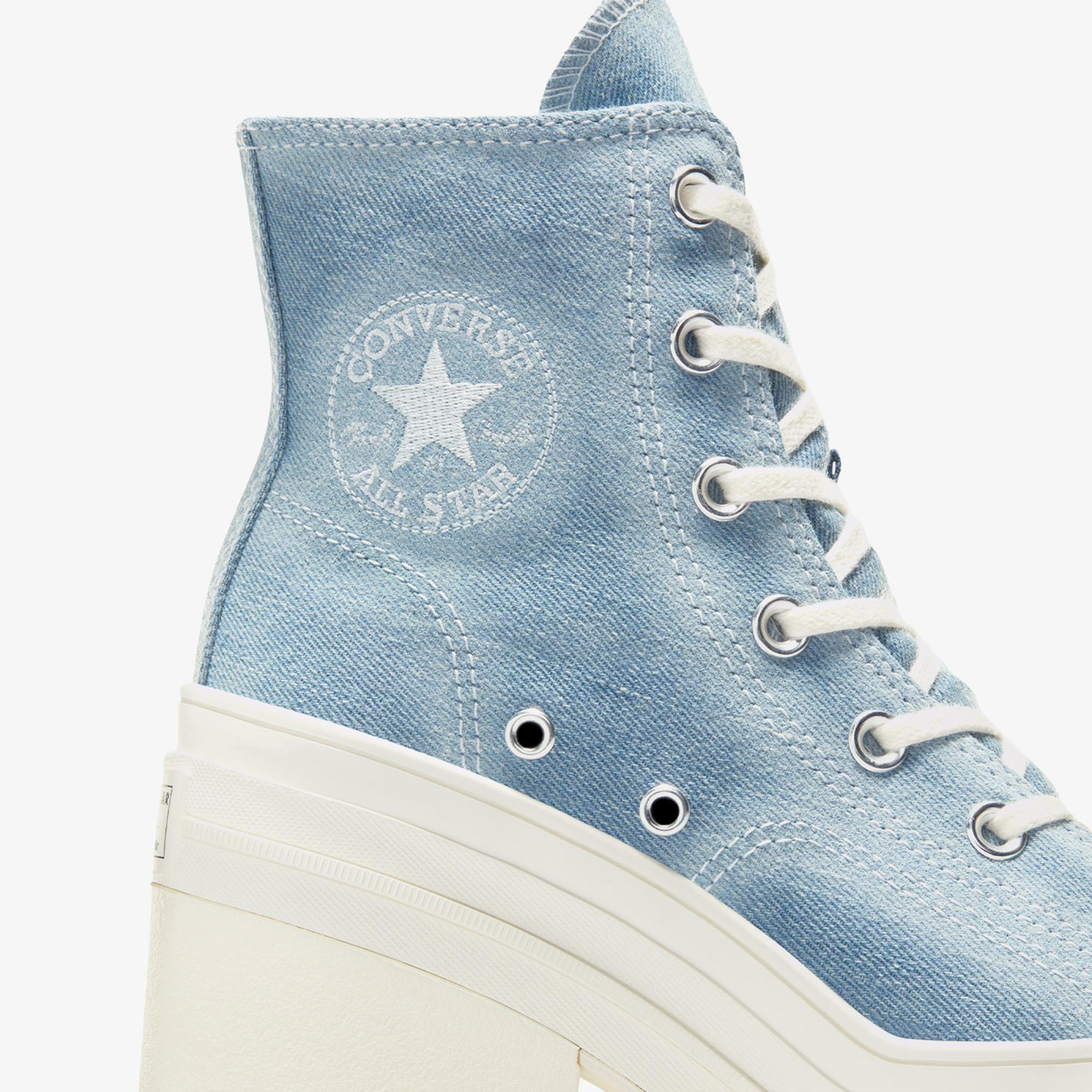 Converse Chuck 70 De Luxe Heel Unisex Denim Platform Sneaker