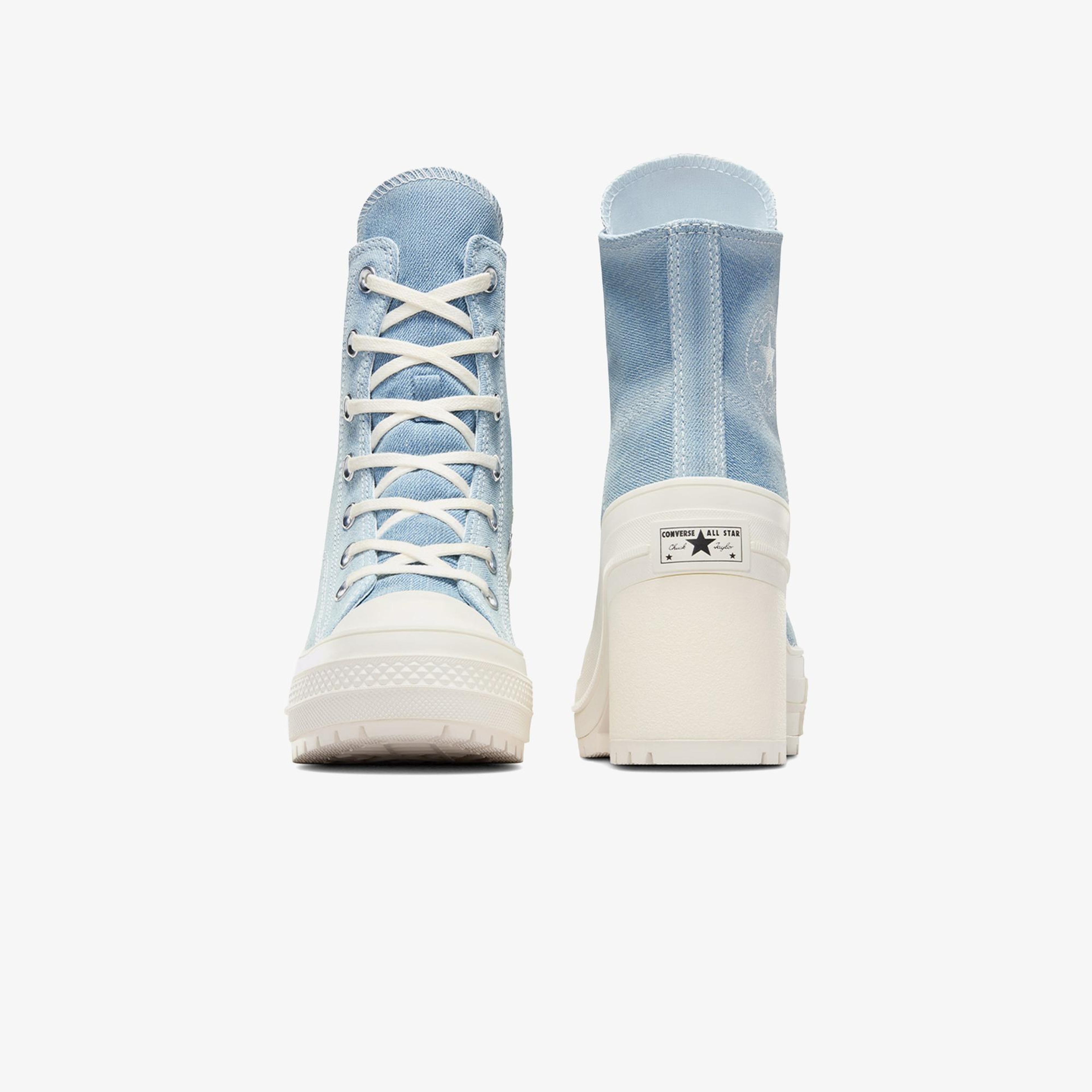 Converse Chuck 70 De Luxe Heel Unisex Denim Platform Sneaker