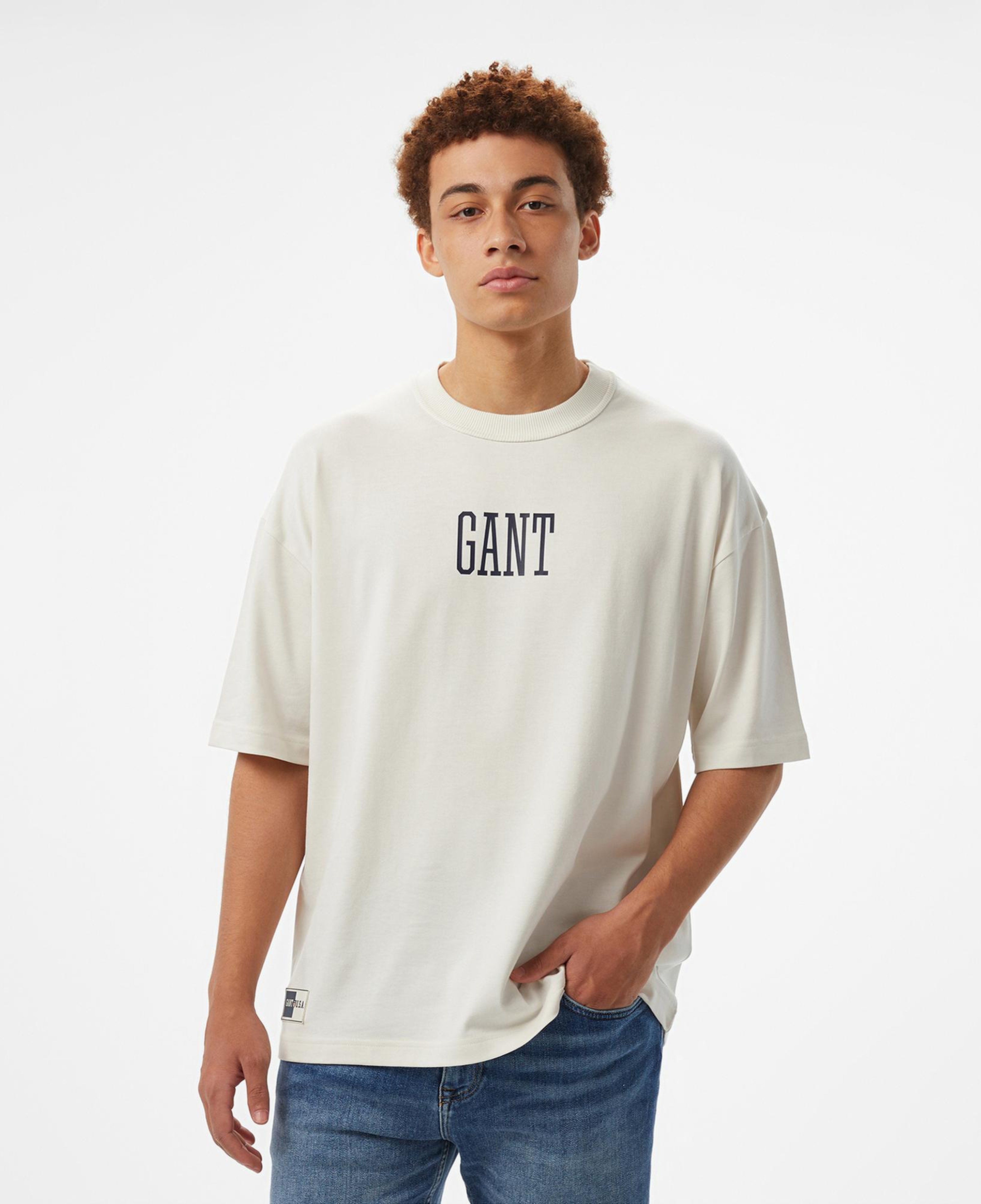 GANT Erkek Beyaz T-Shirt