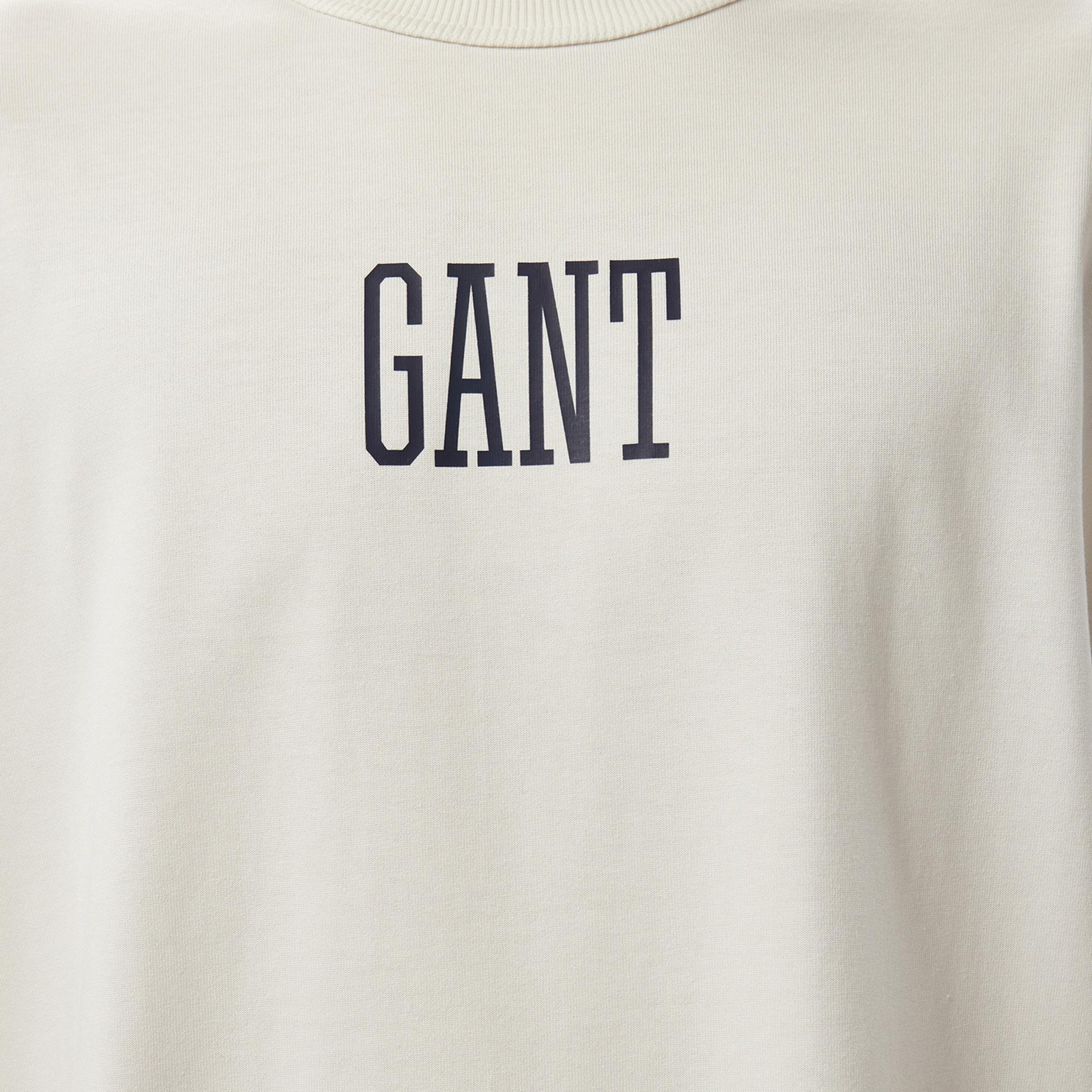 GANT Erkek Beyaz T-Shirt