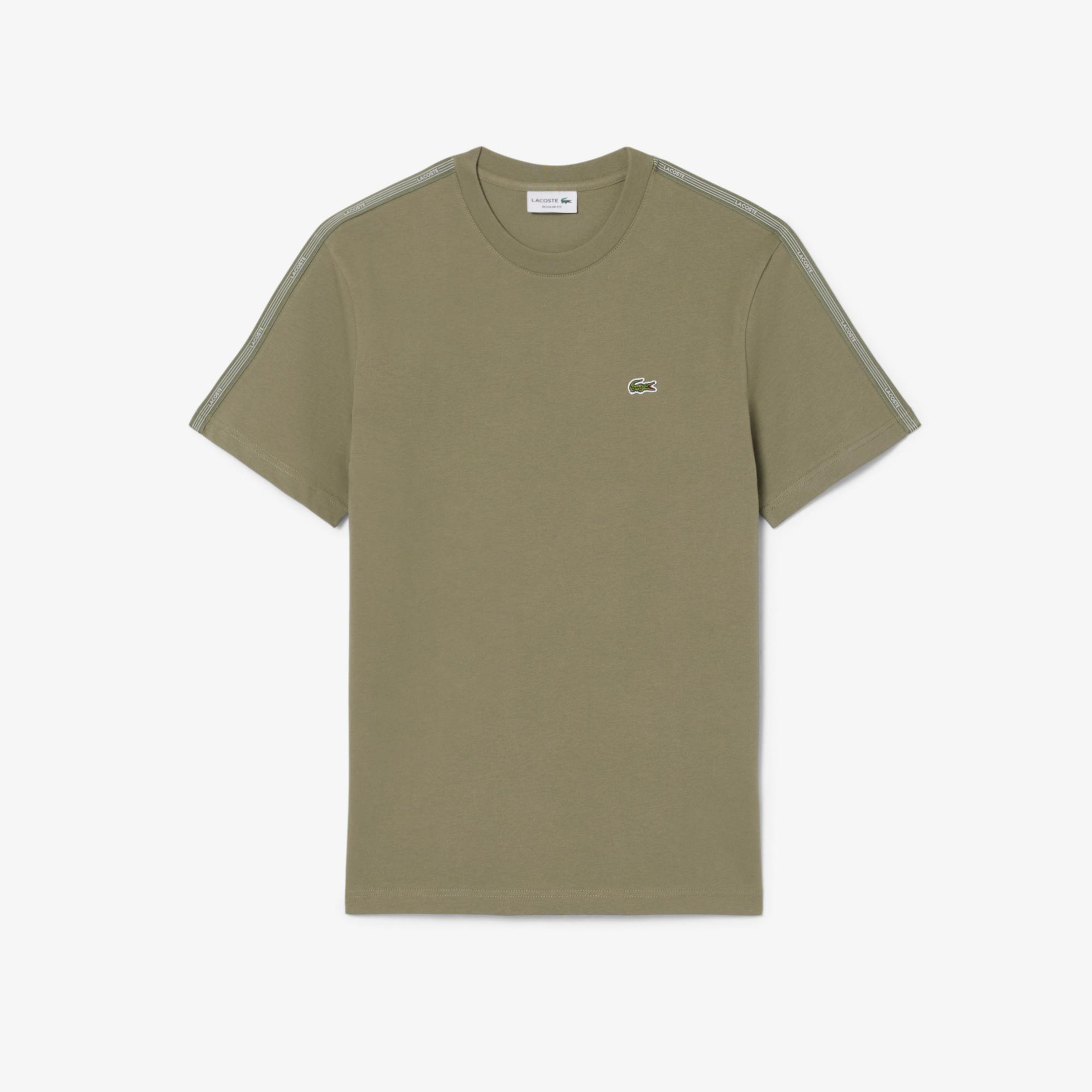 Lacoste Erkek Regular Fit Bisiklet Yaka Haki T-Shirt