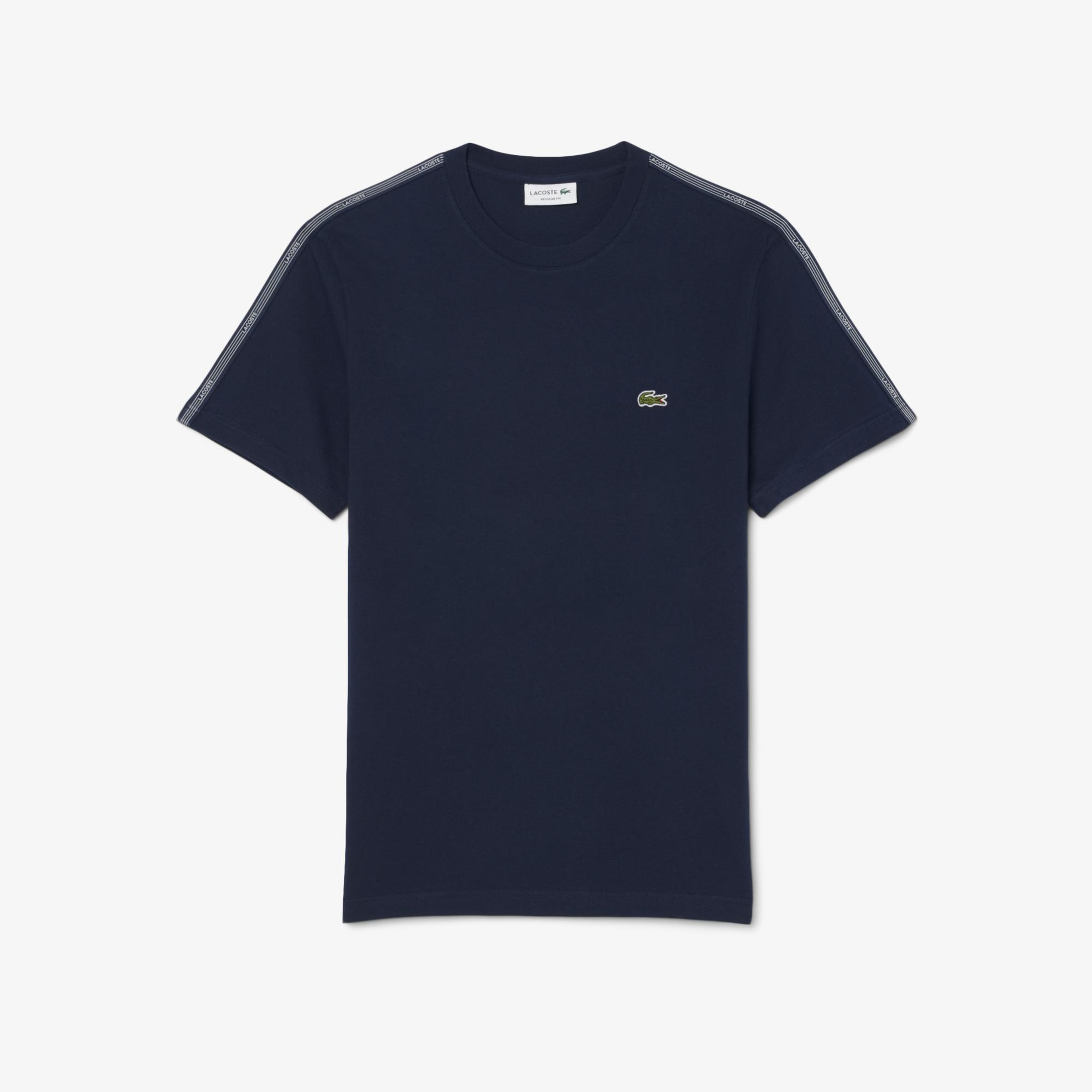 Lacoste Erkek Regular Fit Bisiklet Yaka Lacivert T-Shirt