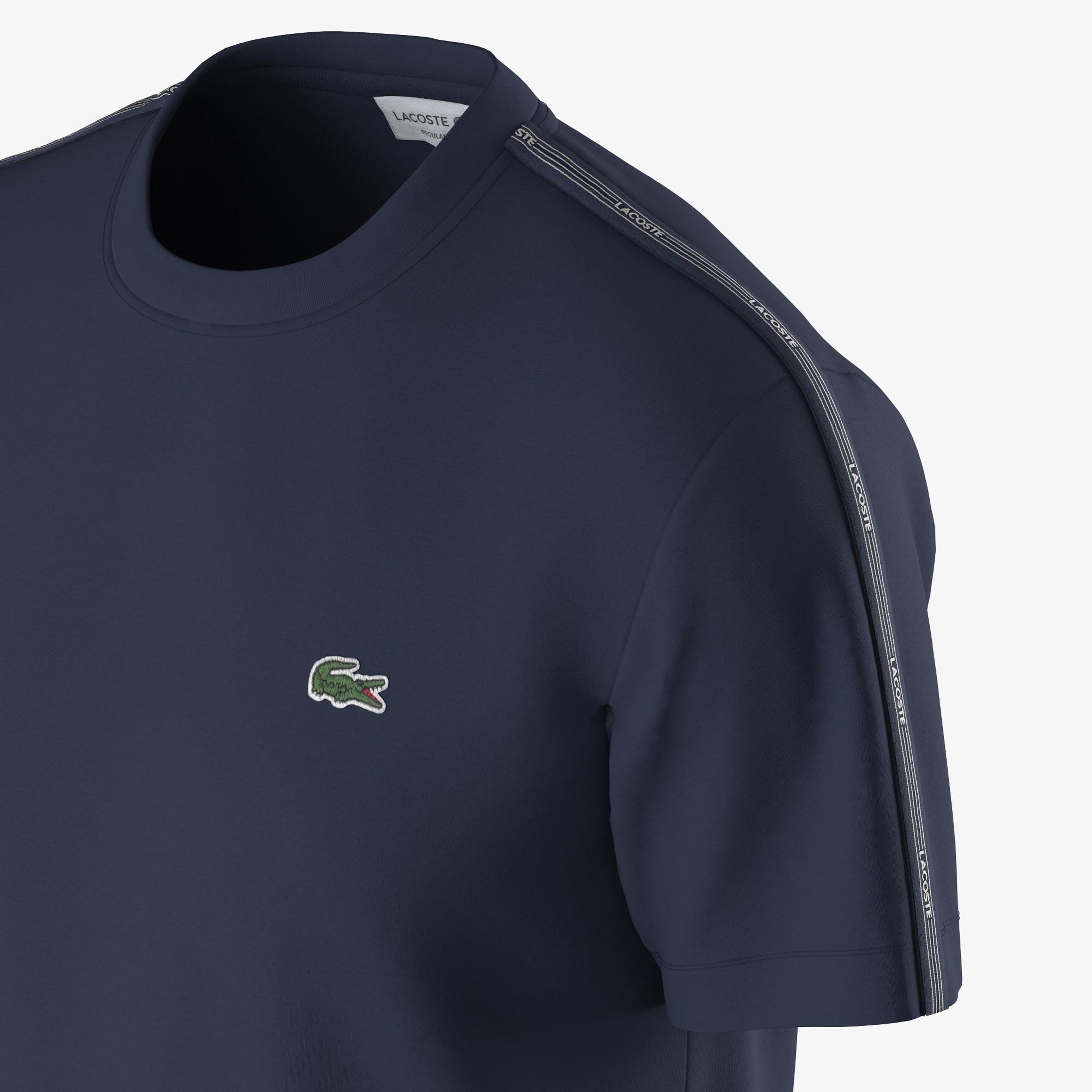 Lacoste Erkek Regular Fit Bisiklet Yaka Lacivert T-Shirt