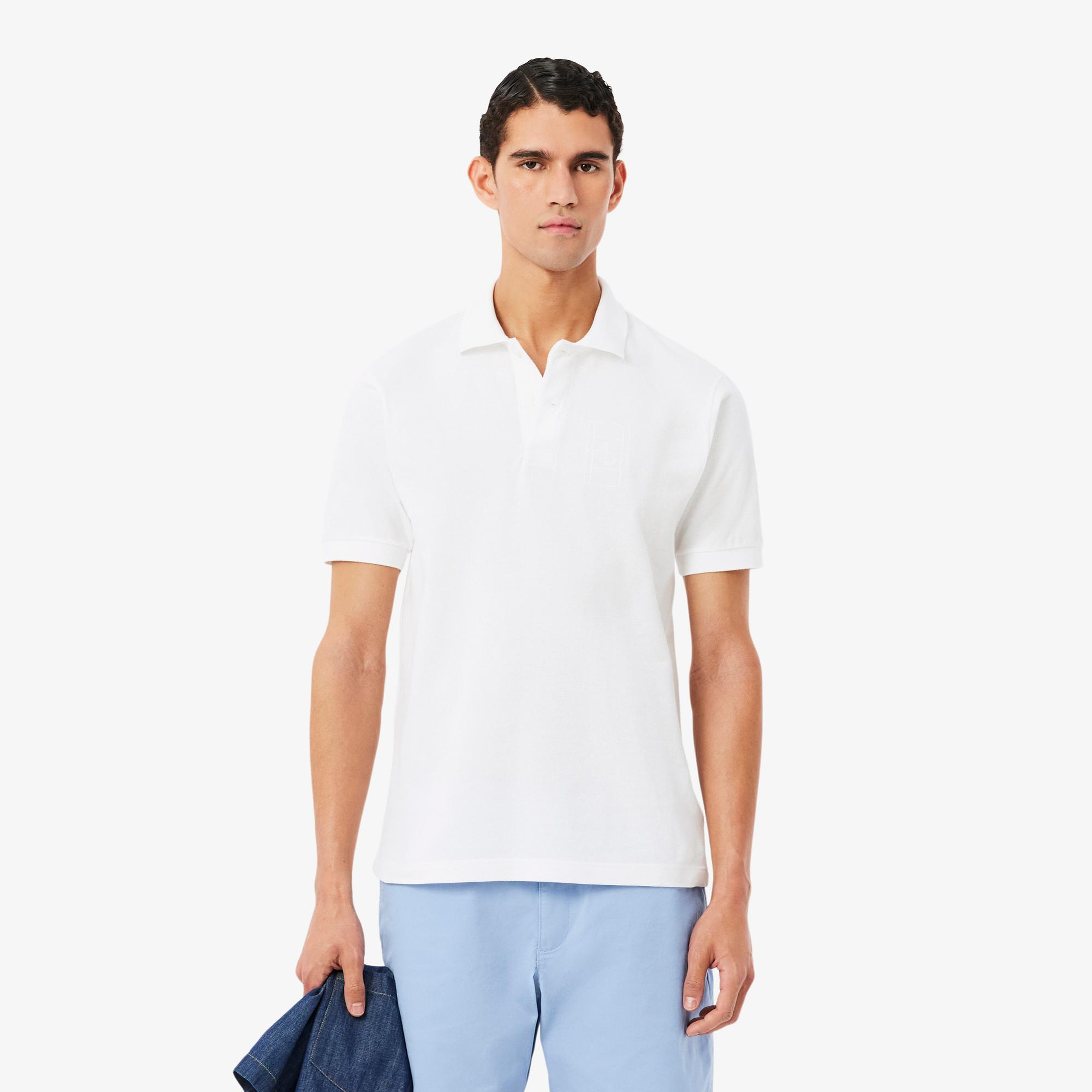 Lacoste Erkek Classic Fit Beyaz Polo