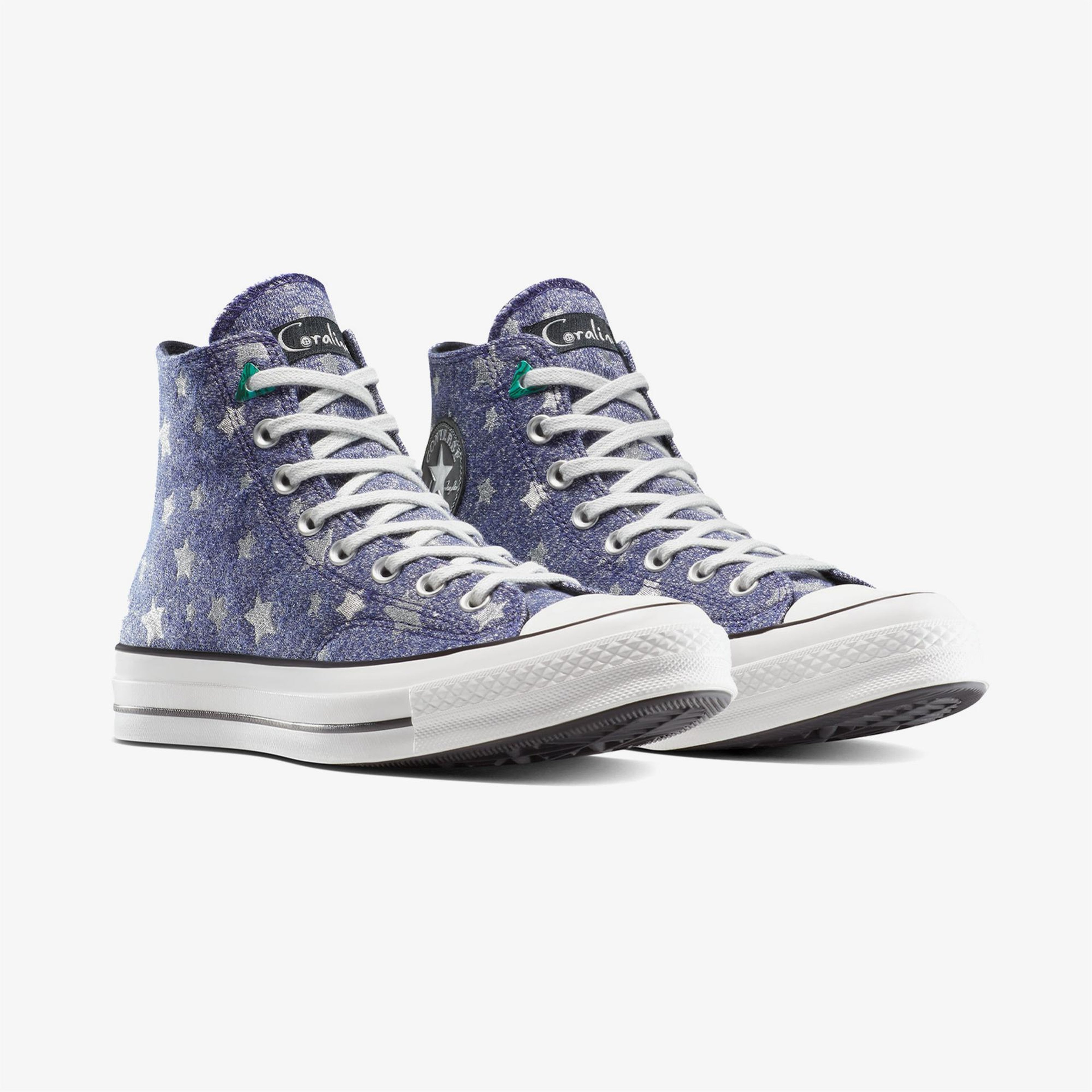 Converse x Coraline Chuck 70 Unisex Lacivert Sneaker