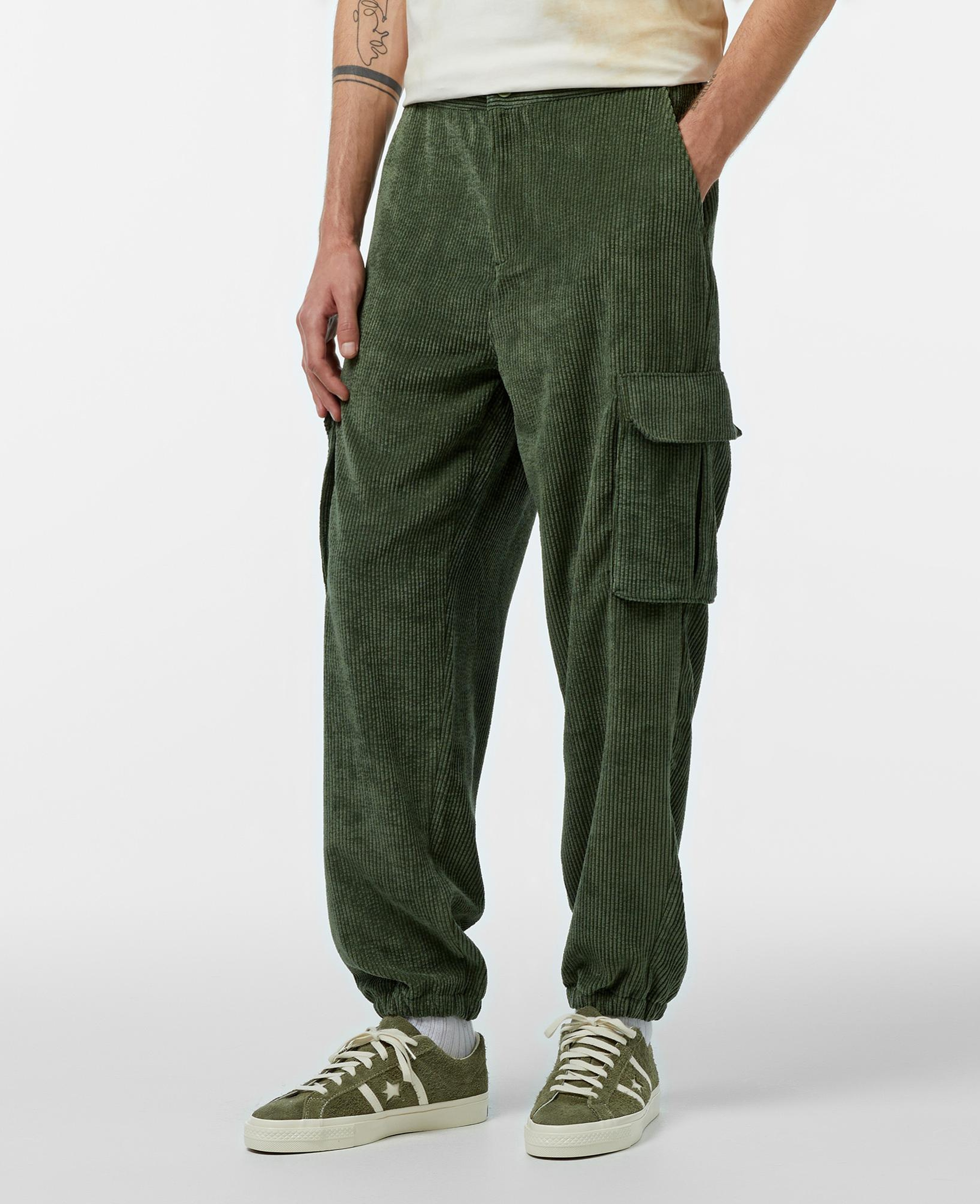 UNITED4 Erkek Haki Kargo Pantolon